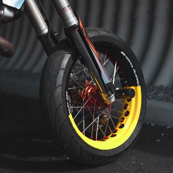 50/50 Supermoto Wheel Graphics - 2 Color Wheel Wrap - Image 10
