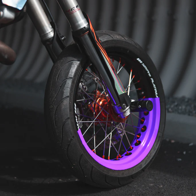 50/50 Supermoto Wheel Graphics - 2 Color Wheel Wrap - Image 11