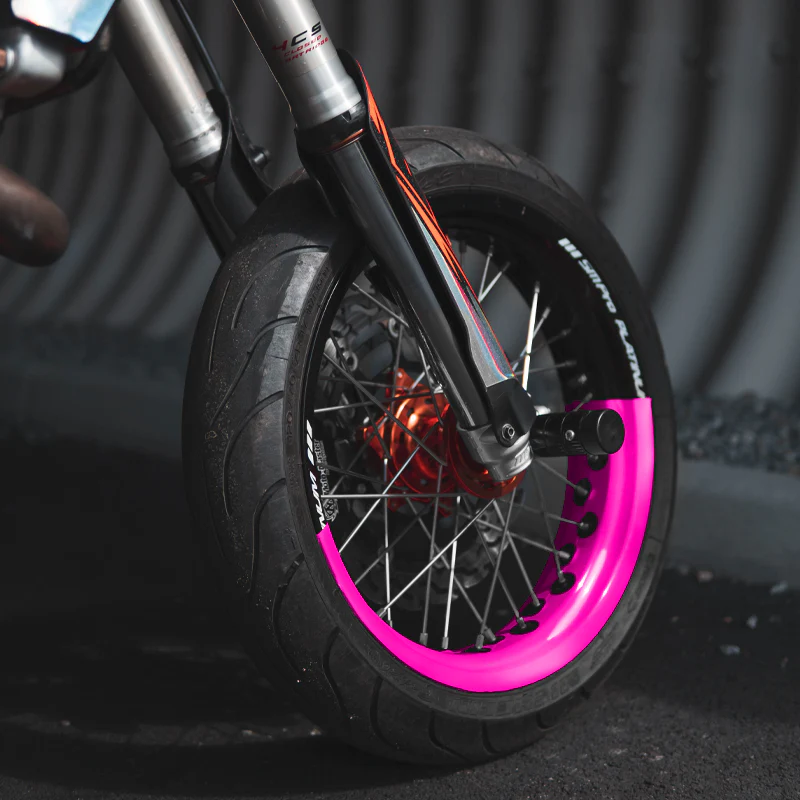 50/50 Supermoto Wheel Graphics - 2 Color Wheel Wrap - Image 12