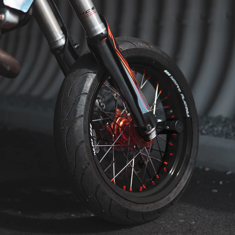 50/50 Supermoto Wheel Graphics - 2 Color Wheel Wrap - Image 5