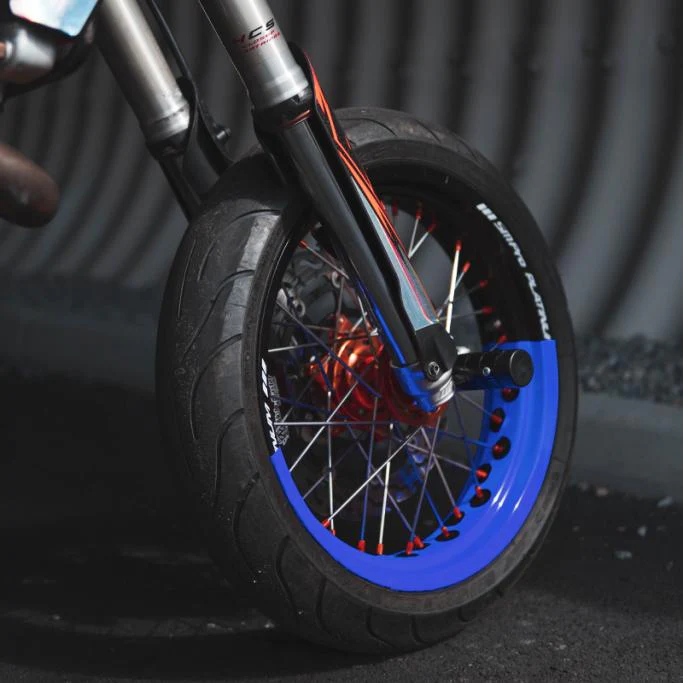 50/50 Supermoto Wheel Graphics - 2 Color Wheel Wrap - Image 6
