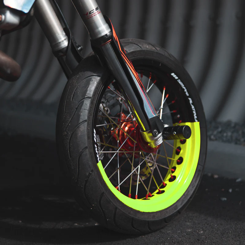 50/50 Supermoto Wheel Graphics - 2 Color Wheel Wrap - Image 7