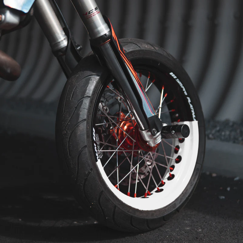 50/50 Supermoto Wheel Graphics - 2 Color Wheel Wrap - Image 9