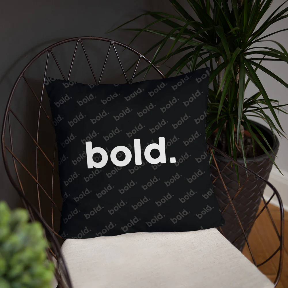 bold. Decoration Pillow - Image 4