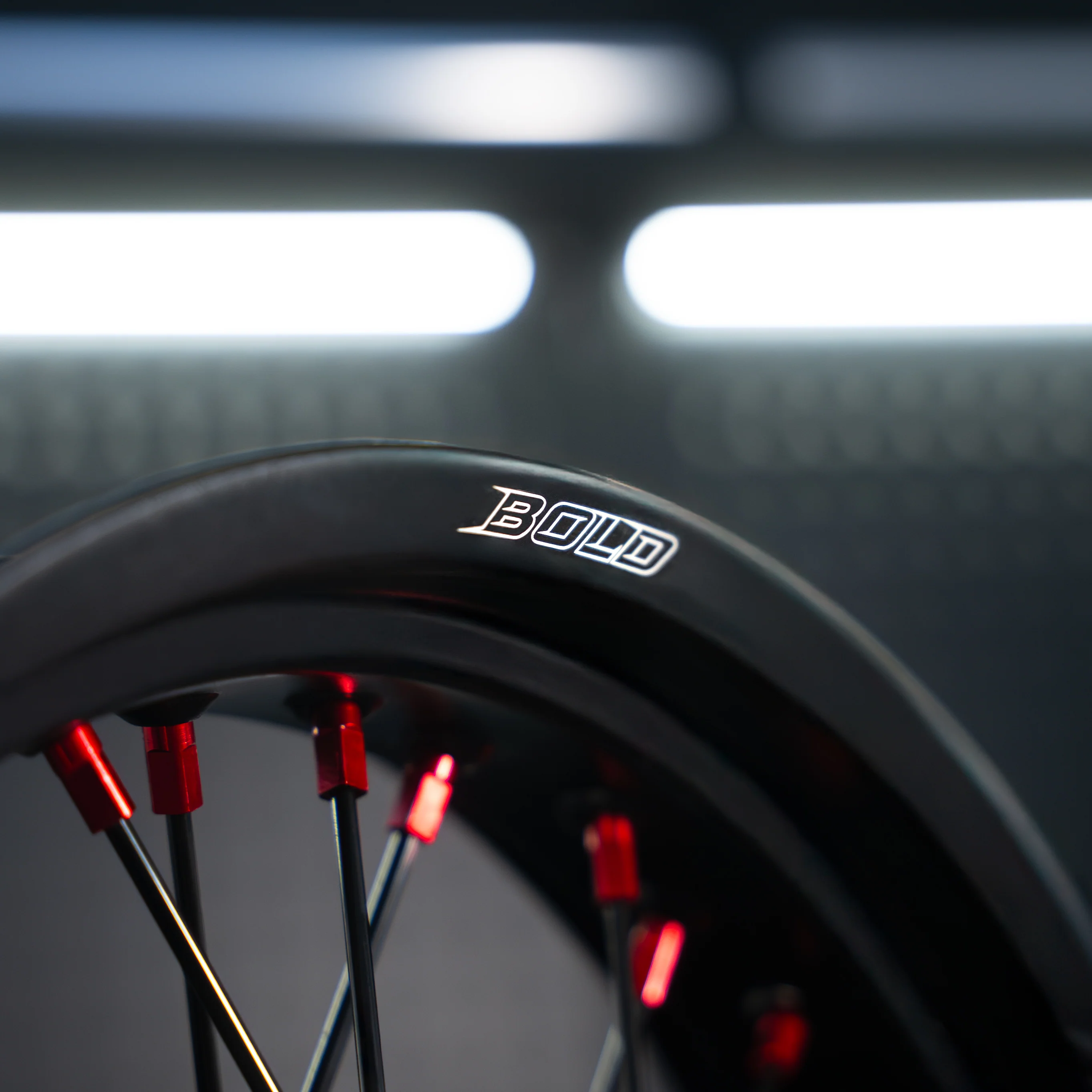bold. Black/Red - Supermoto Wheelset - Image 2