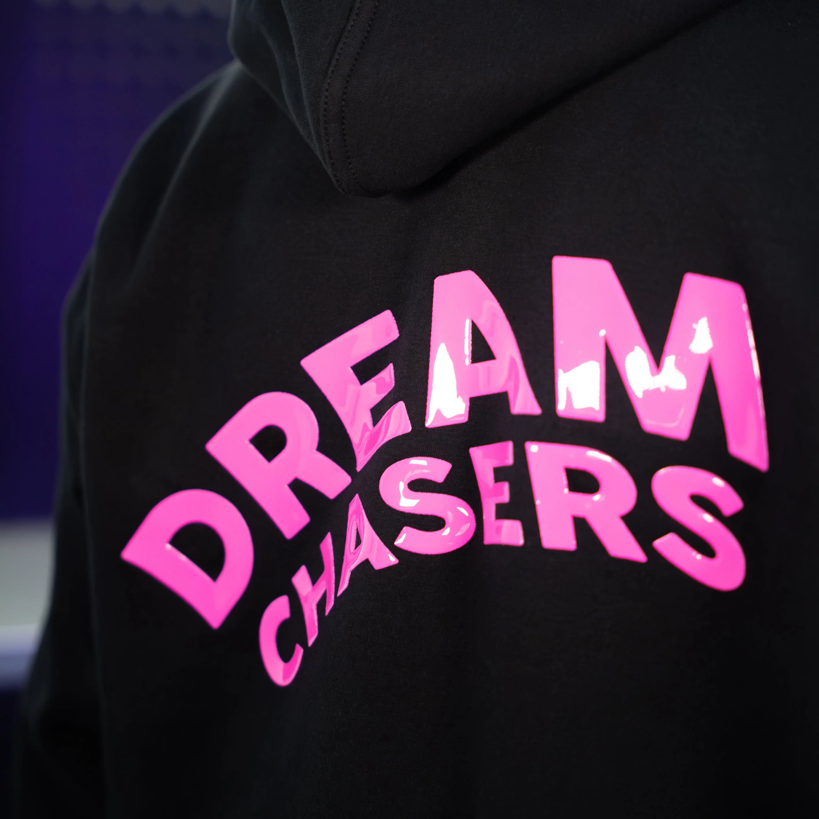 bold. Dream Chaser Pink Hoodie (oversize fit) - Image 2