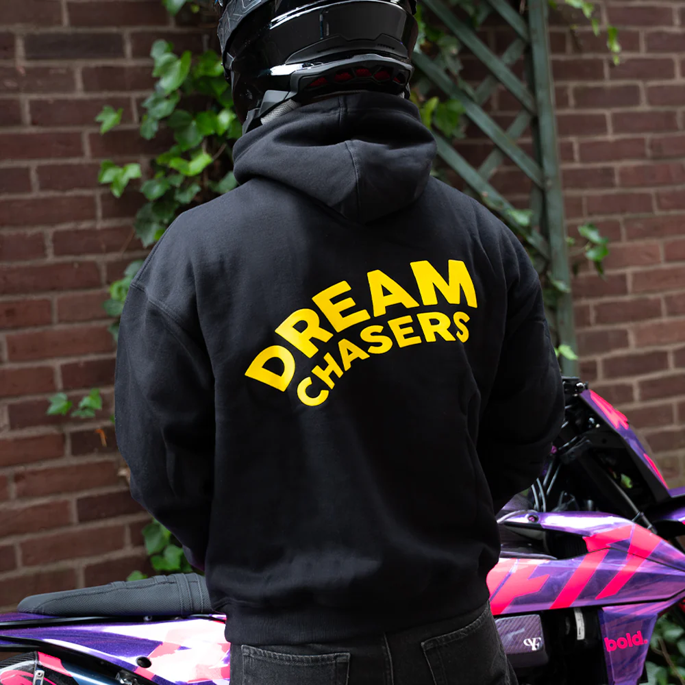 bold. Dream Chaser Yellow Hoodie (oversize fit) - Image 3