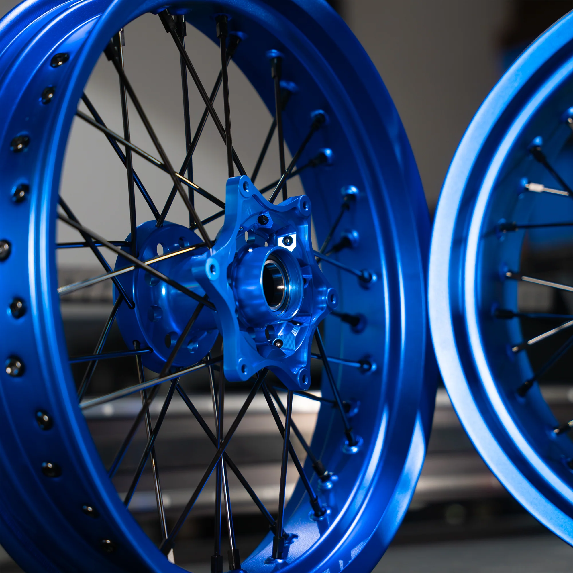 bold. FULL BLUE - Supermoto Wheelset - Image 4
