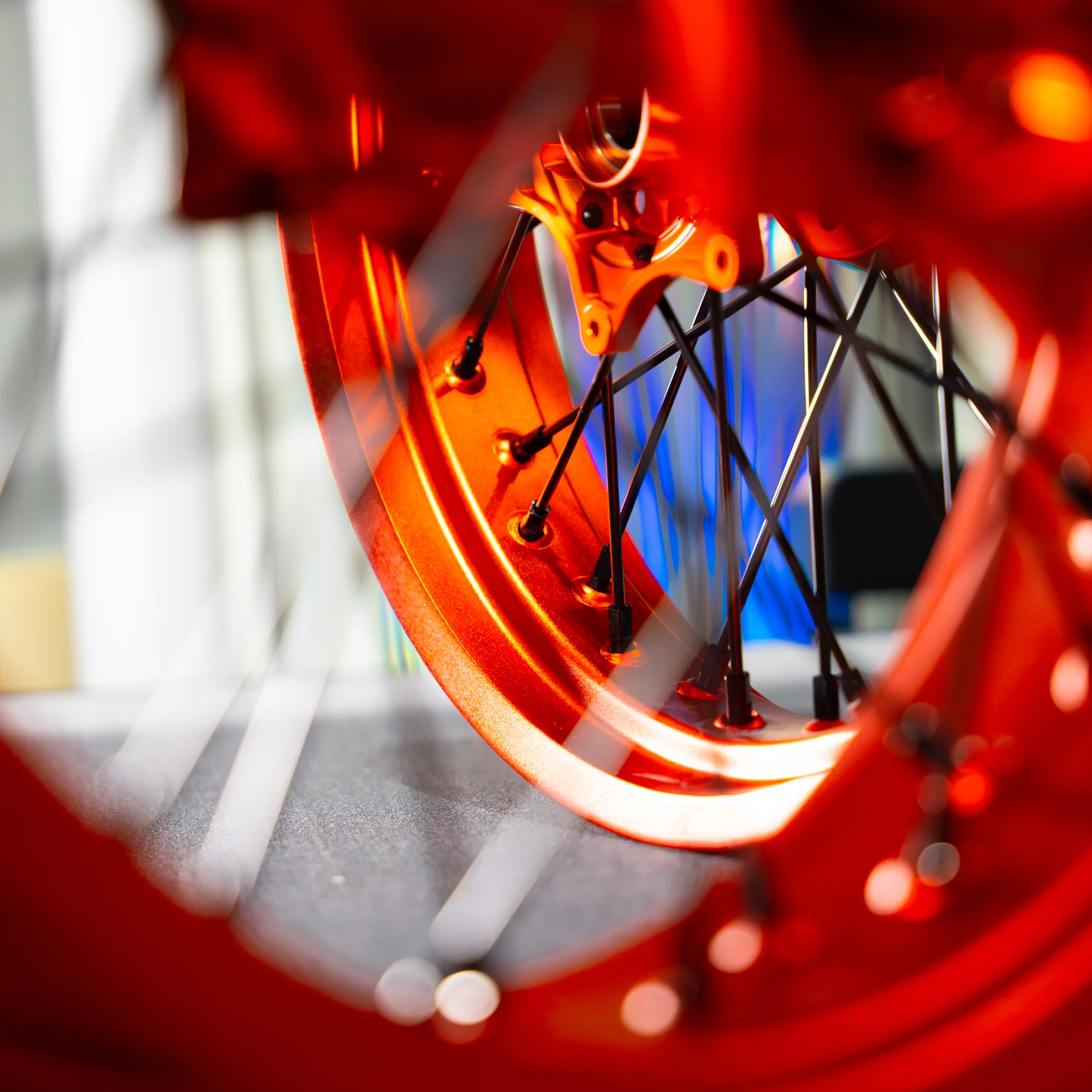 bold. FULL Orange - Supermoto Wheelset - Image 4