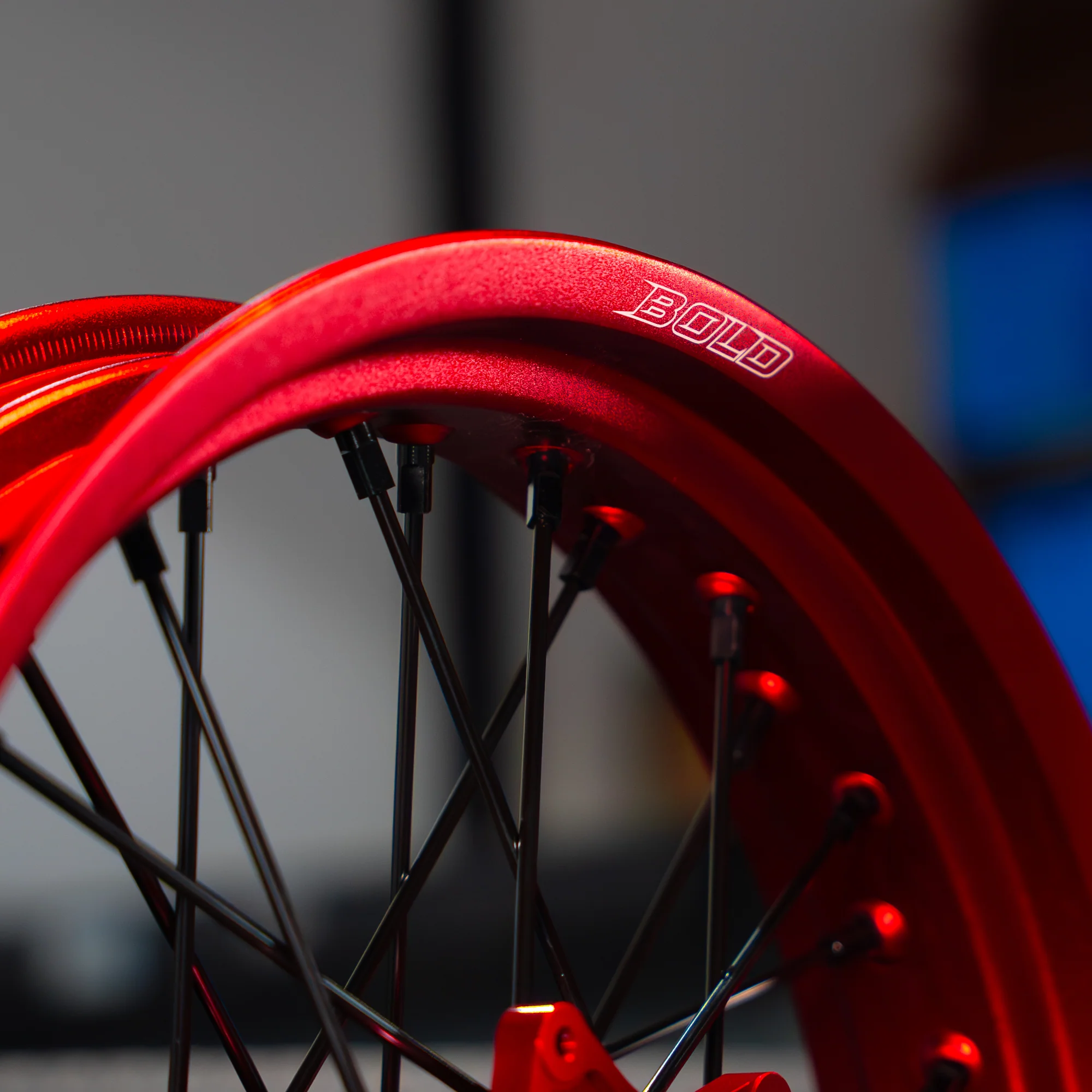 bold. FULL Red - Supermoto Wheelset - Image 3