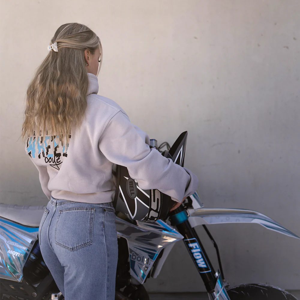 BPWB Blue/Grey Slash Hoodie V3 (Oversize fit) - Image 2