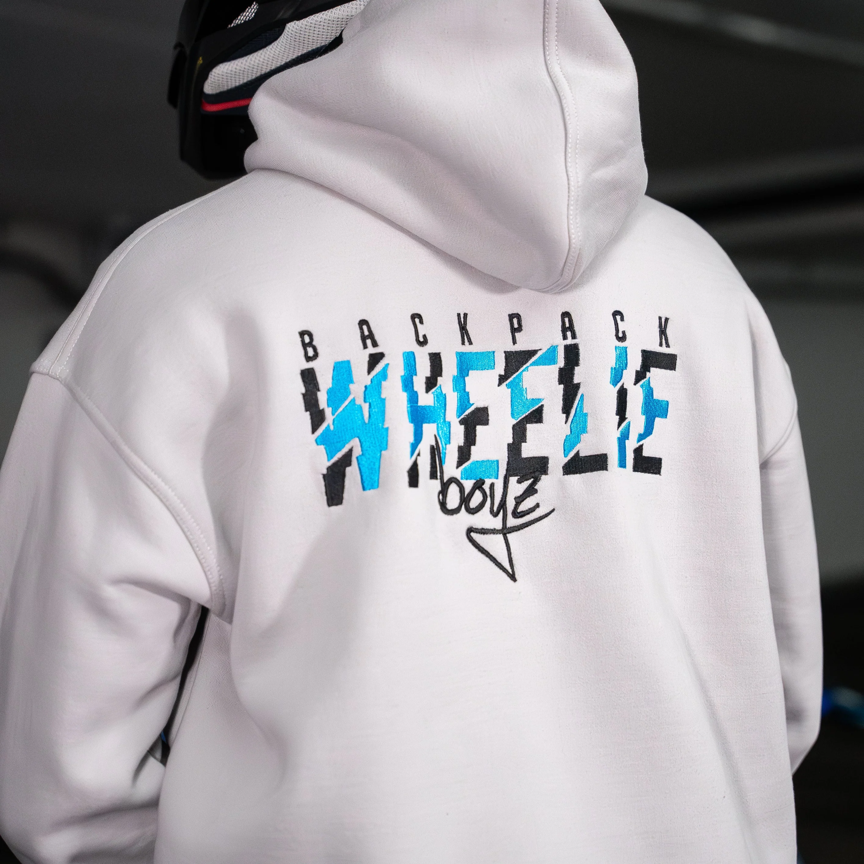 BPWB Blue/Grey Slash Hoodie V3 (Oversize fit) - Image 4