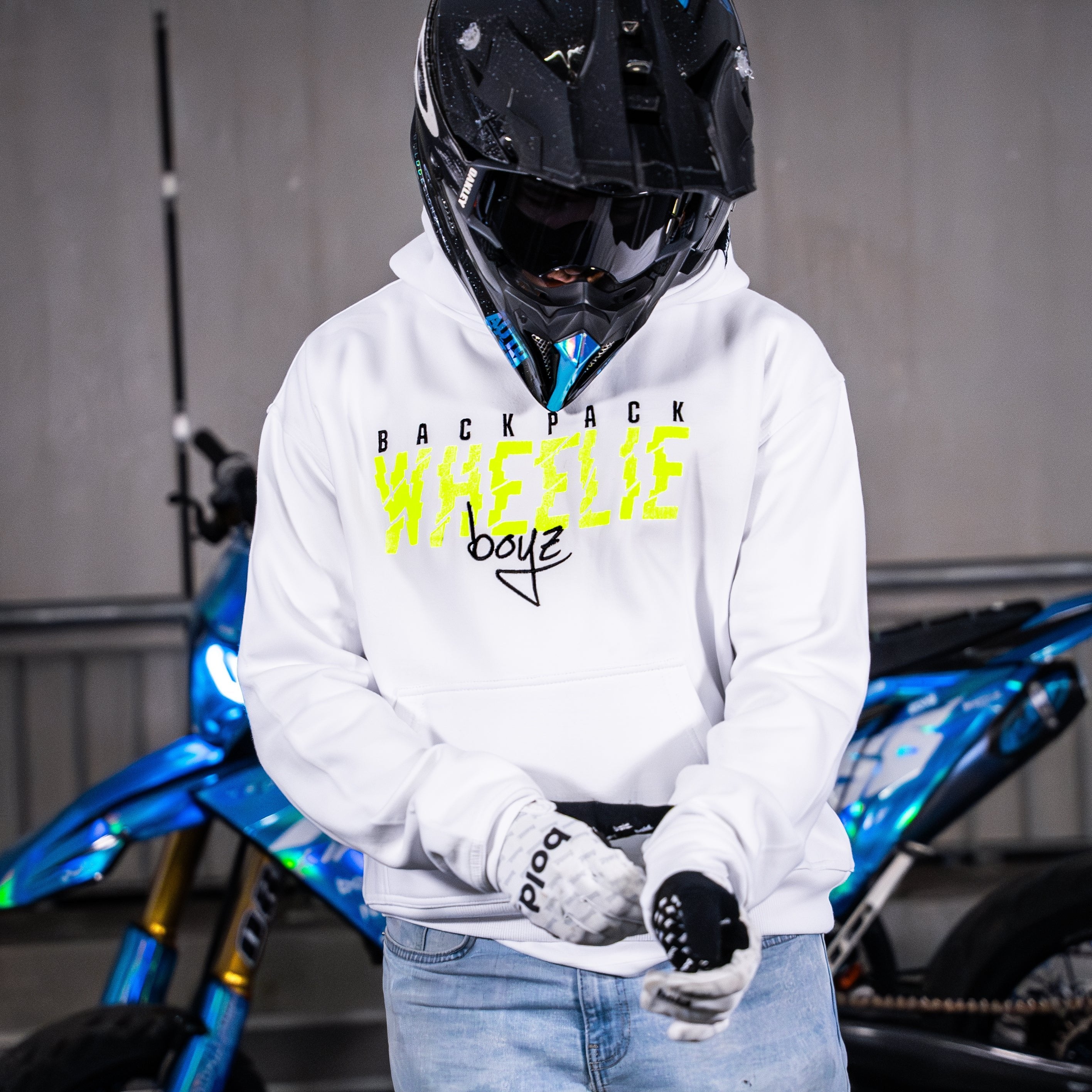 BPWB Fluo/White Slash Hoodie v2 (oversize fit) - Image 6