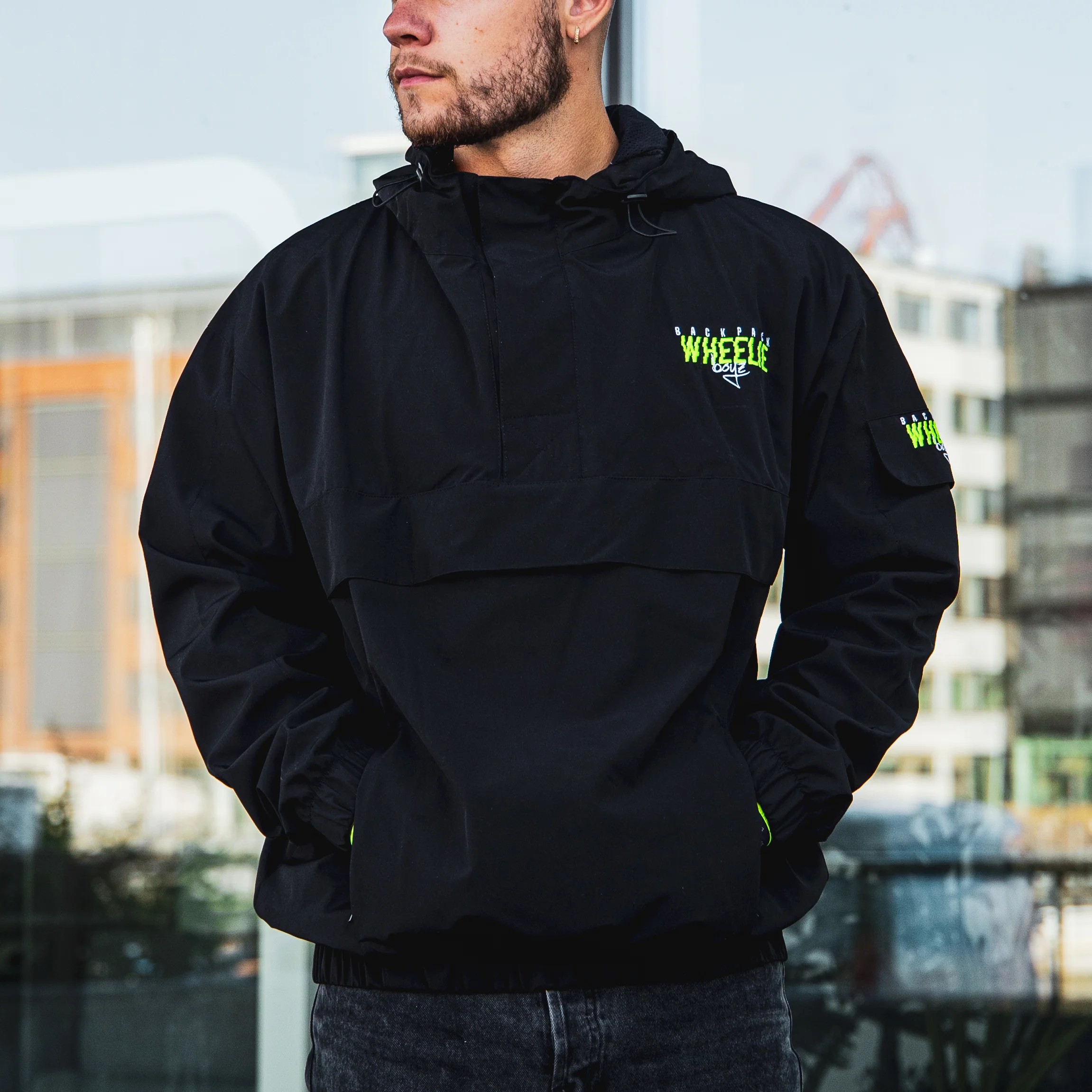 BPWB Fluo Yellow Windbreaker - Image 3