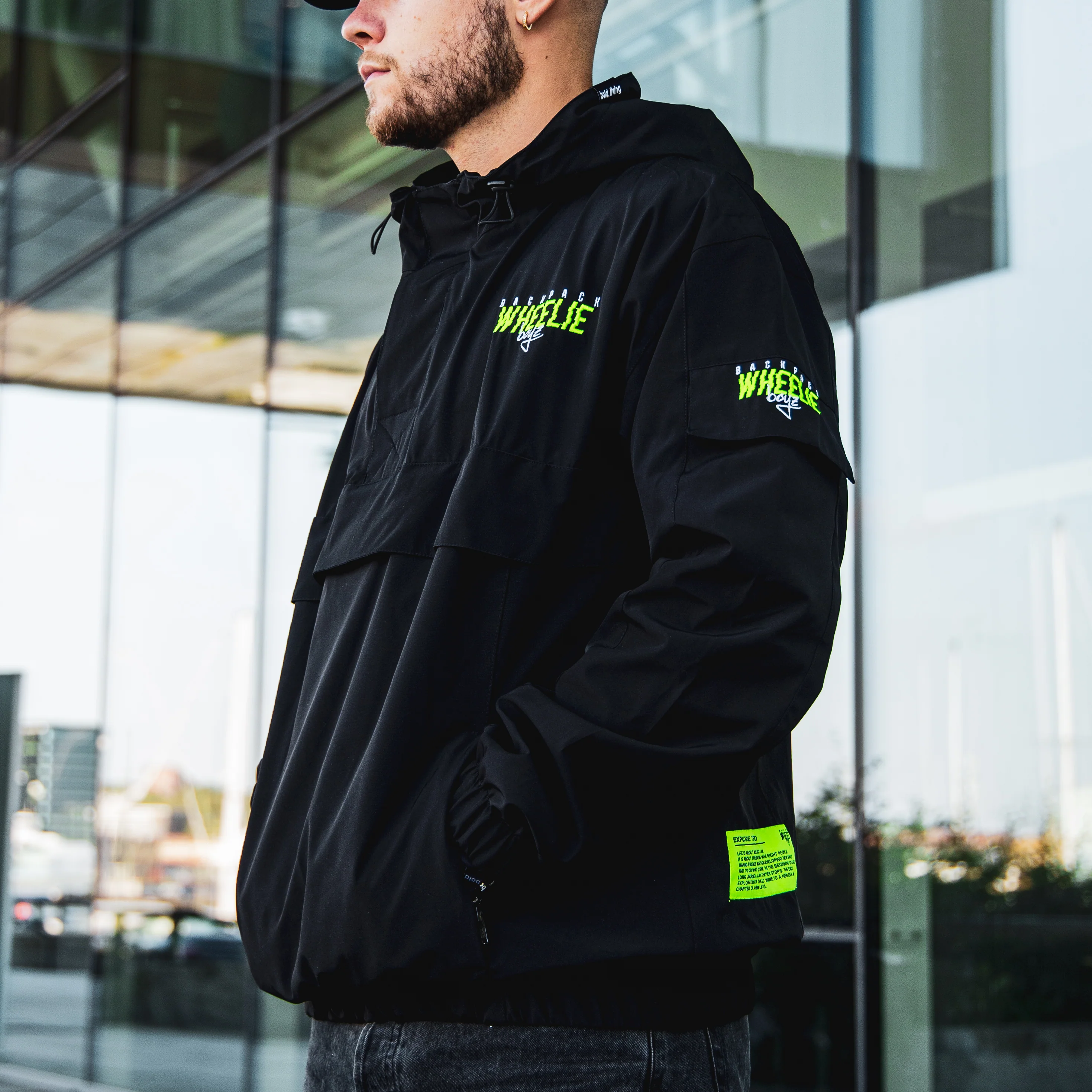 BPWB Fluo Yellow Windbreaker - Image 5