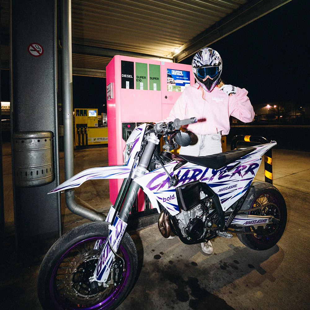 BPWB Light Pink Honk 4 Wheelie Hoodie (oversize fit) - Image 2