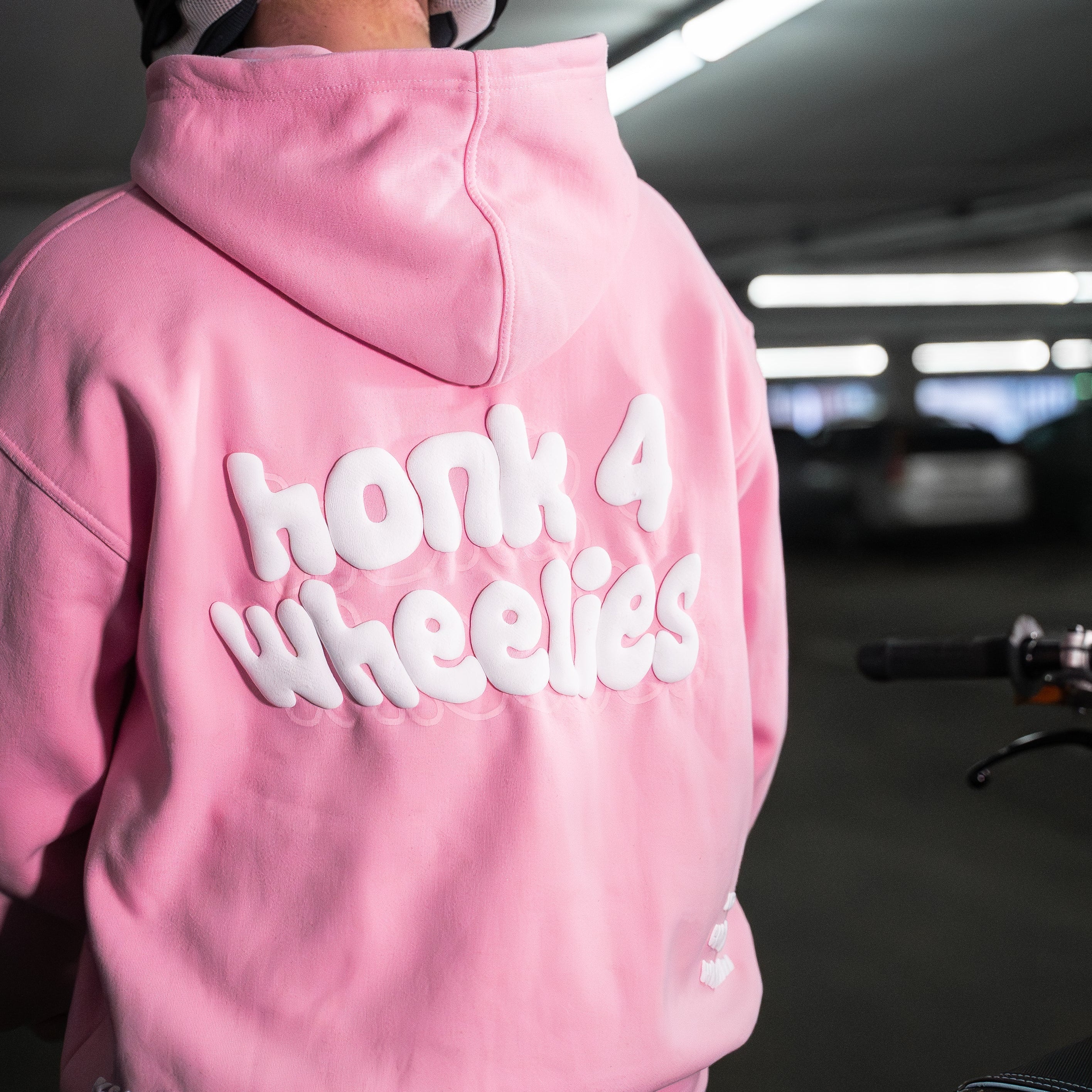 BPWB Light Pink Honk 4 Wheelie Hoodie (oversize fit) - Image 8