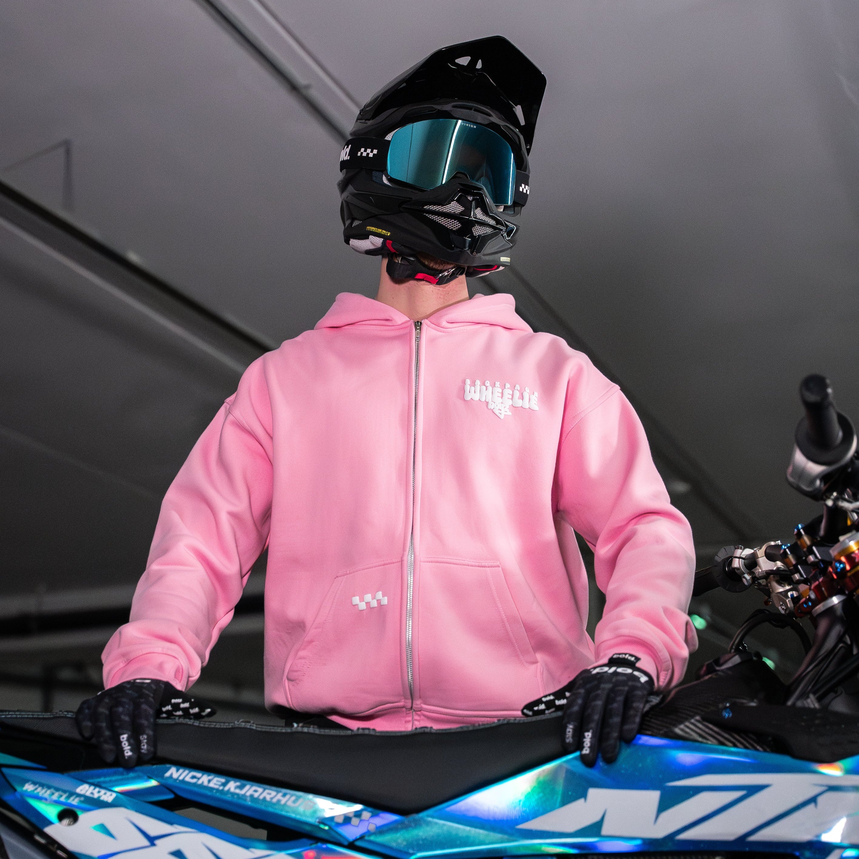 BPWB Light Pink Honk 4 Wheelie Hoodie (oversize fit) - Image 9