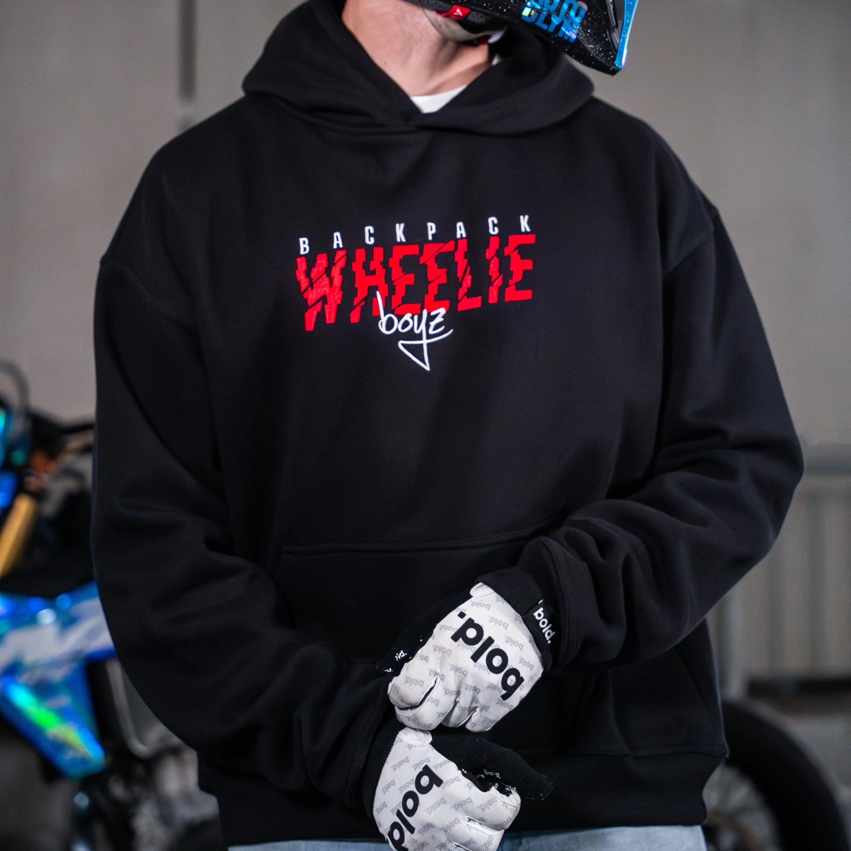 BPWB Red Slash Hoodie V2 (oversize fit) - Image 5
