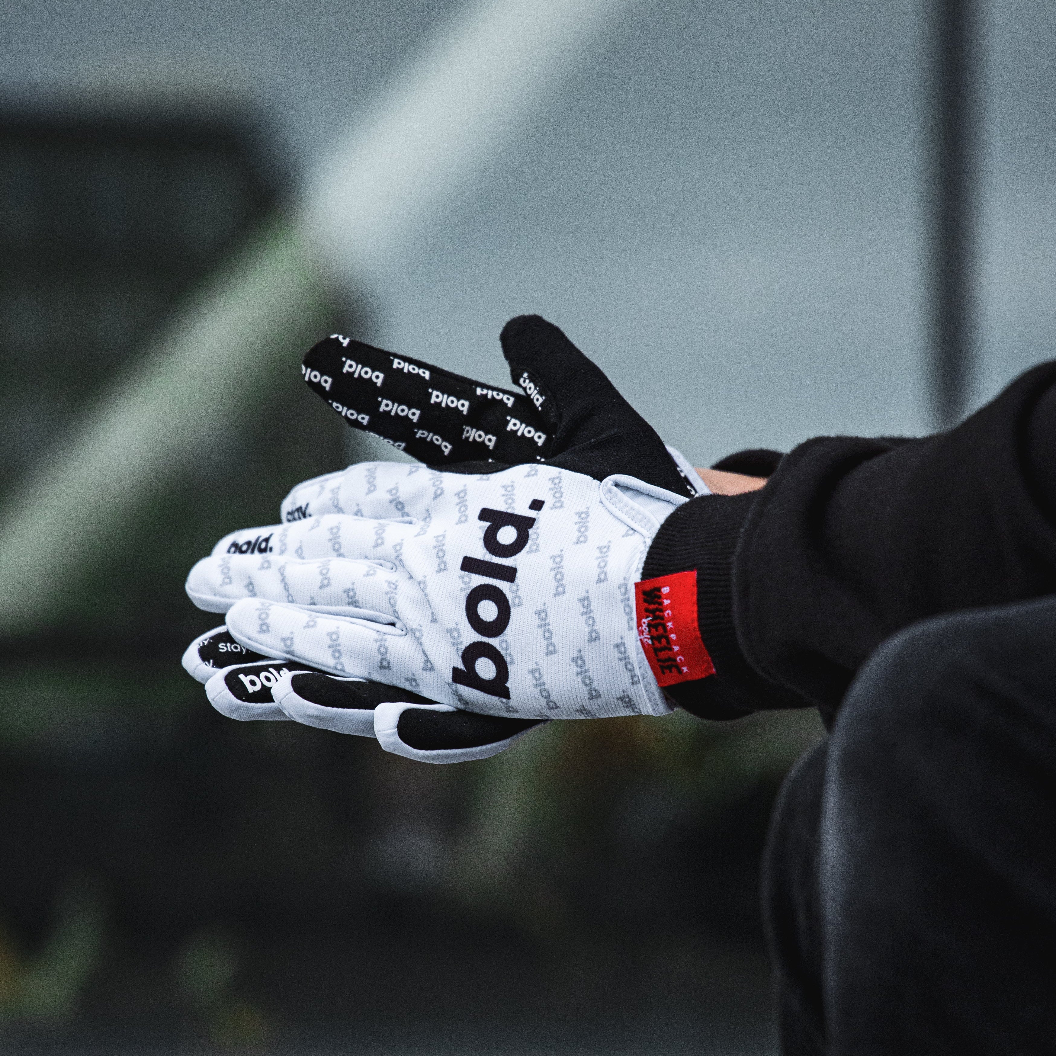 bold. AIRFORCE MX GLOVES - White Edition - Image 3