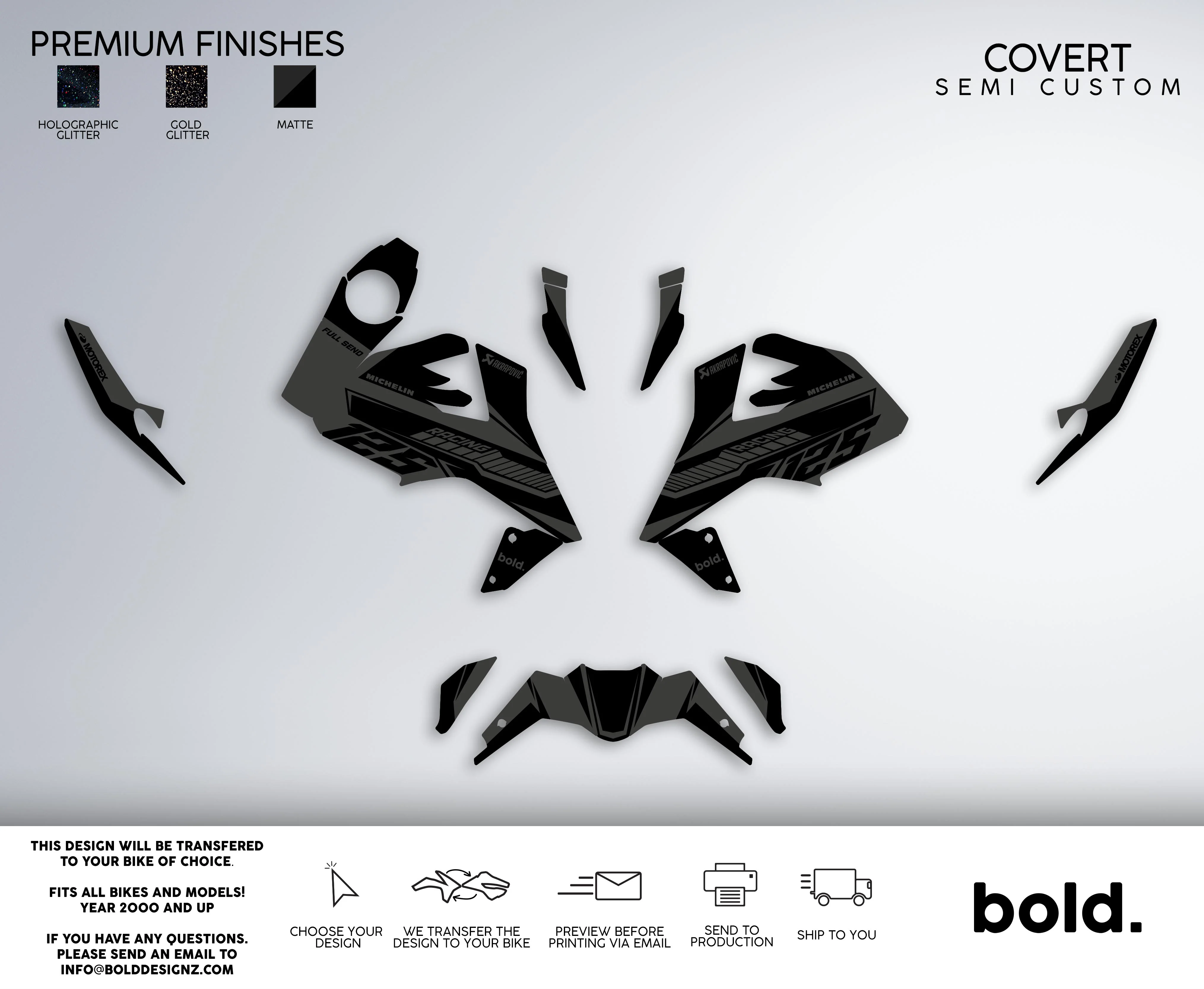 COVERT - KTM DUKE Graphics kit - Image 2