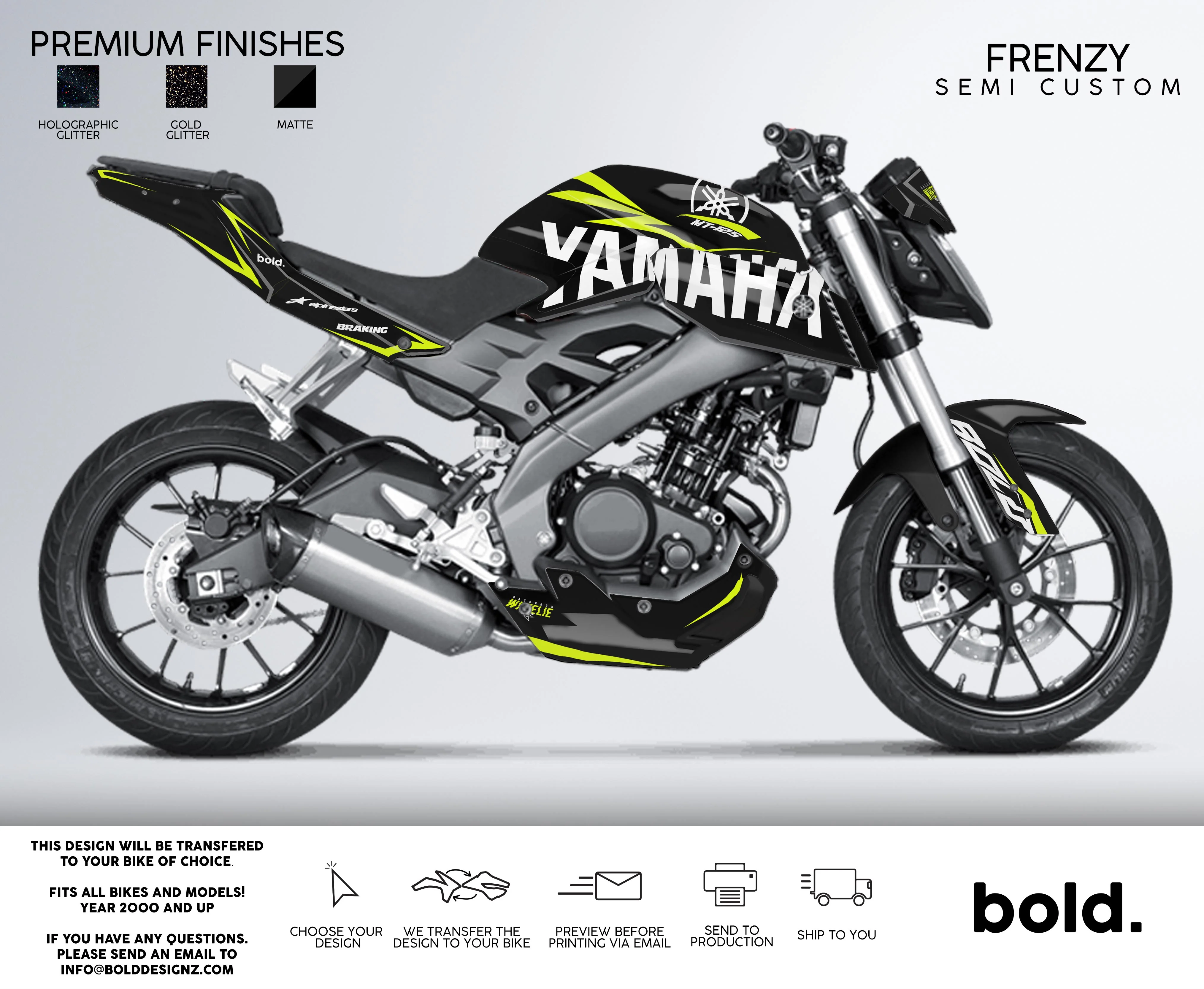 FRENZY - YAMAHA MT Graphics kit - Image 3