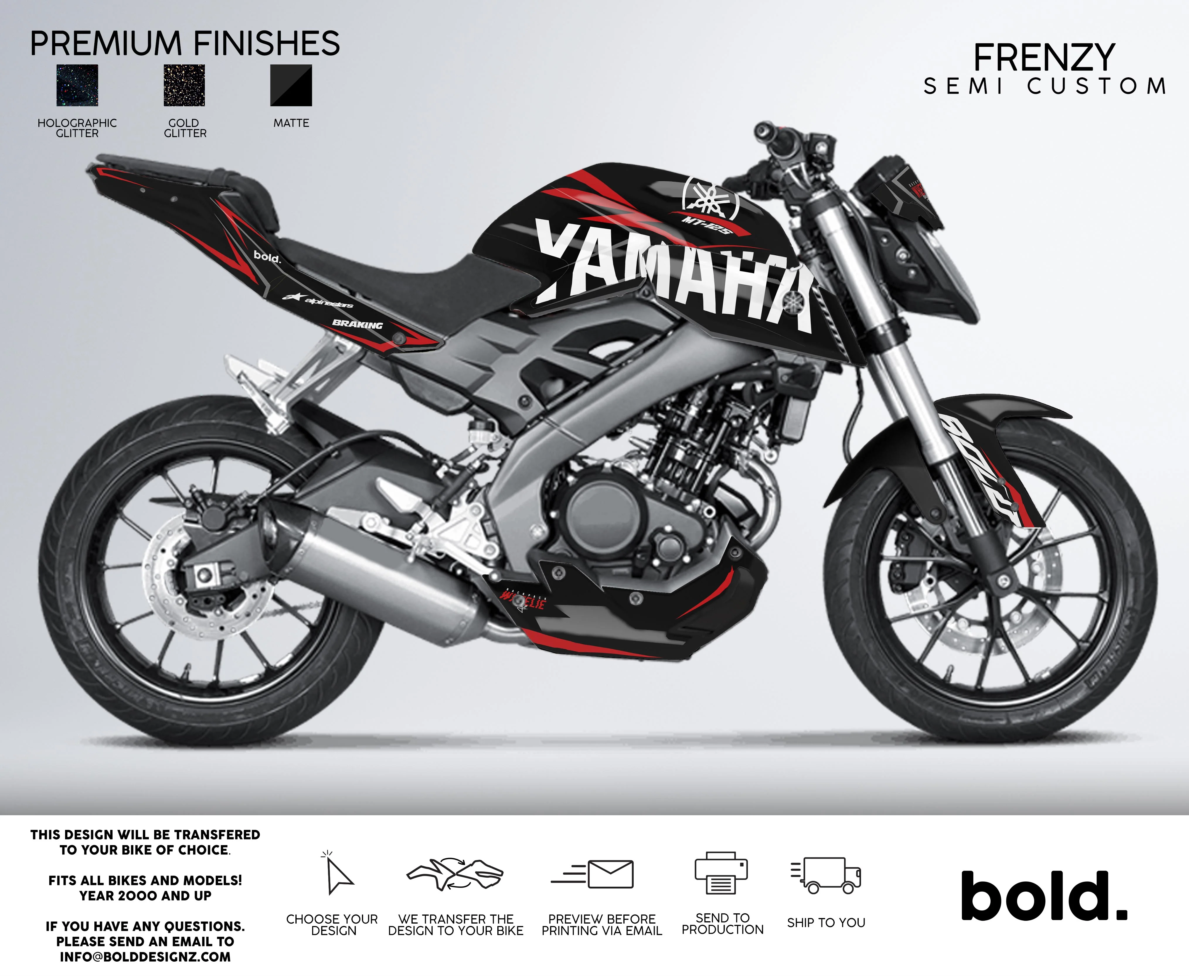 FRENZY - YAMAHA MT Graphics kit - Image 4