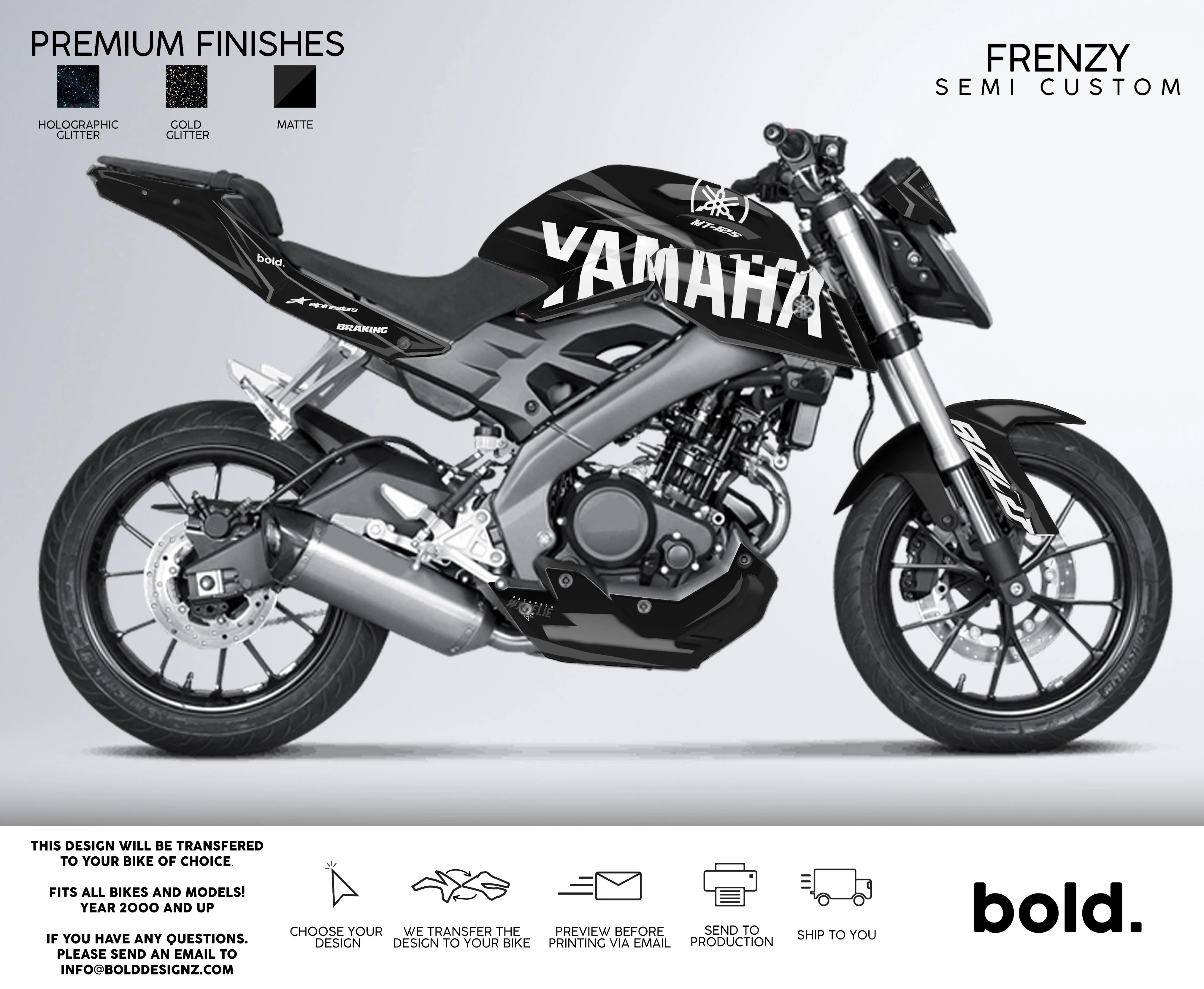 FRENZY - YAMAHA MT Graphics kit - Image 5