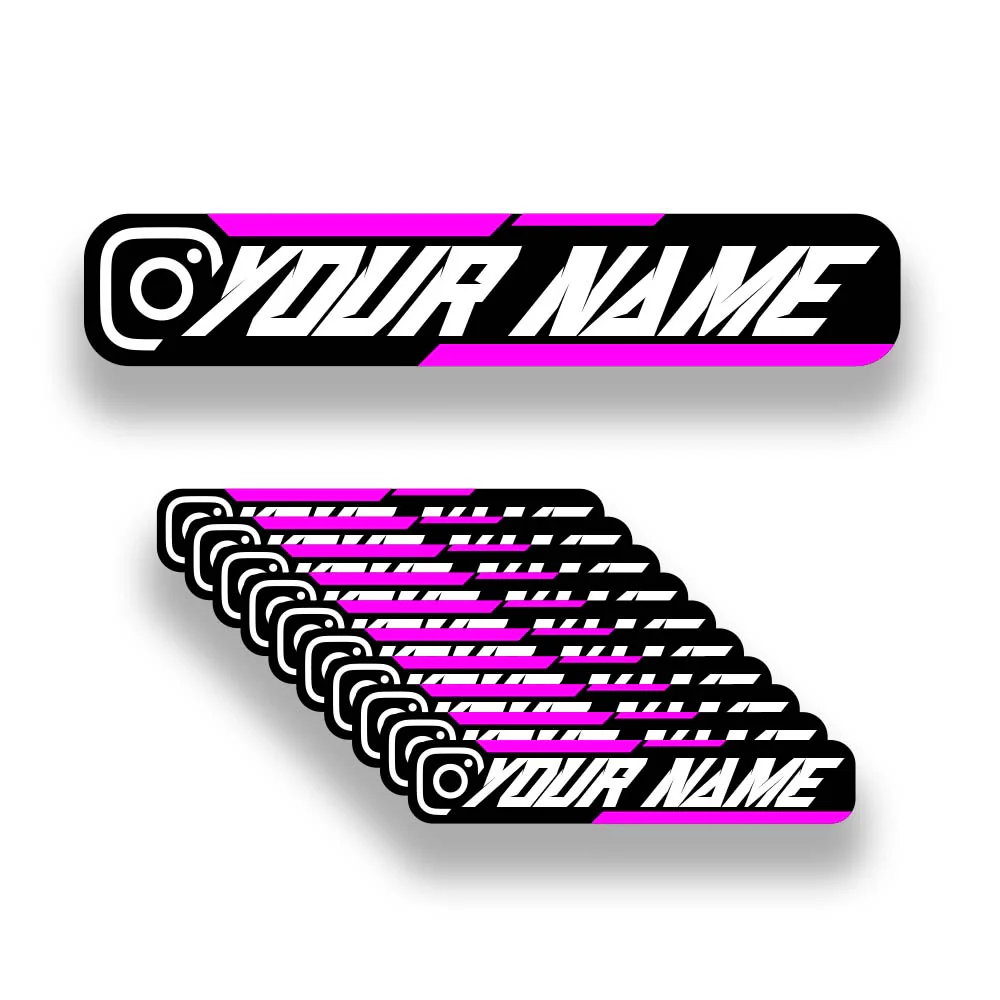 Instagram Tag Stickers x10 (Custom Name) - Image 5