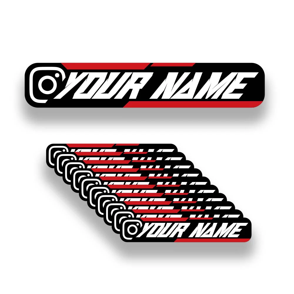 Instagram Tag Stickers x10 (Custom Name) - Image 8