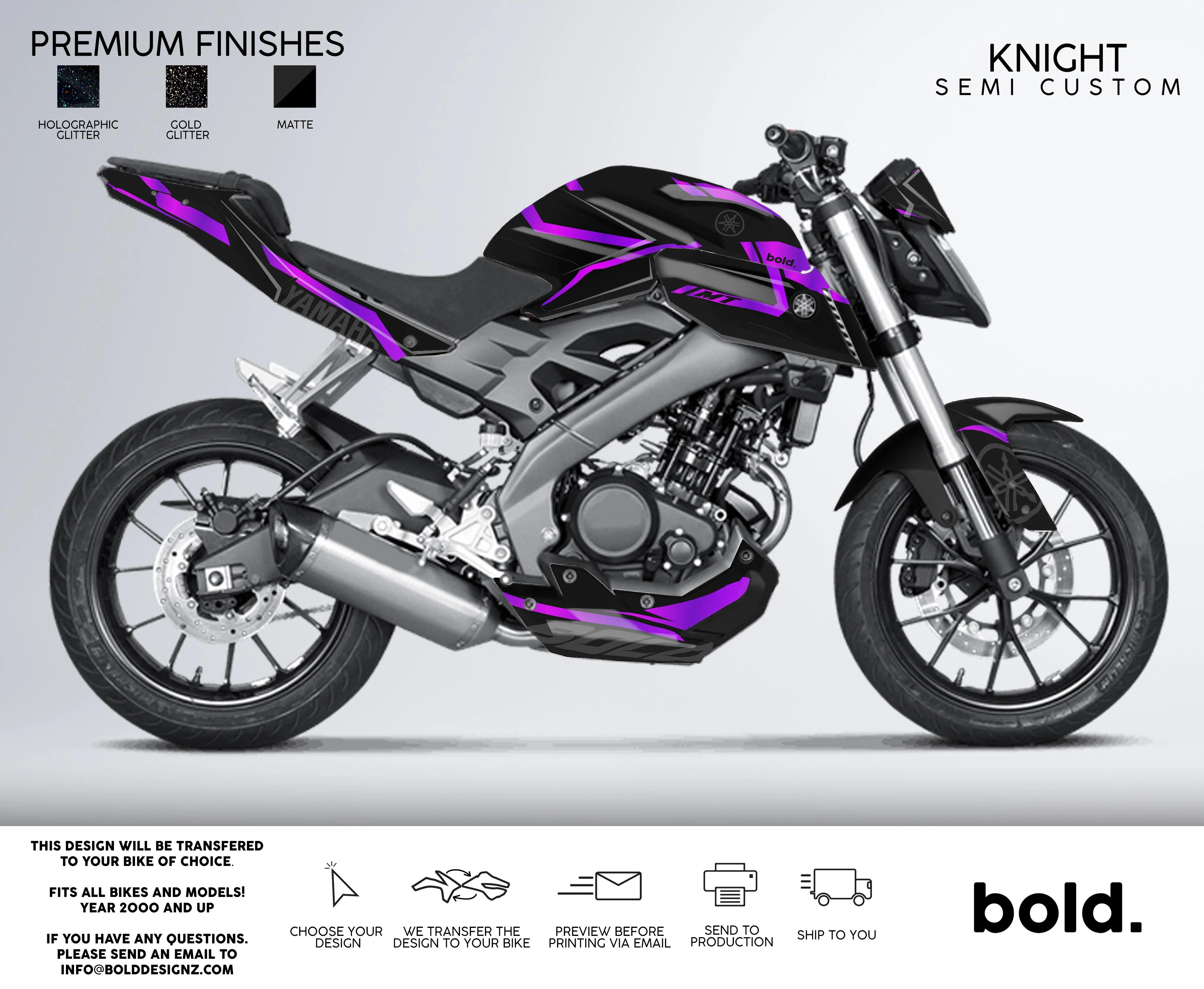 KNIGHT - YAMAHA MT Graphics kit - Image 3