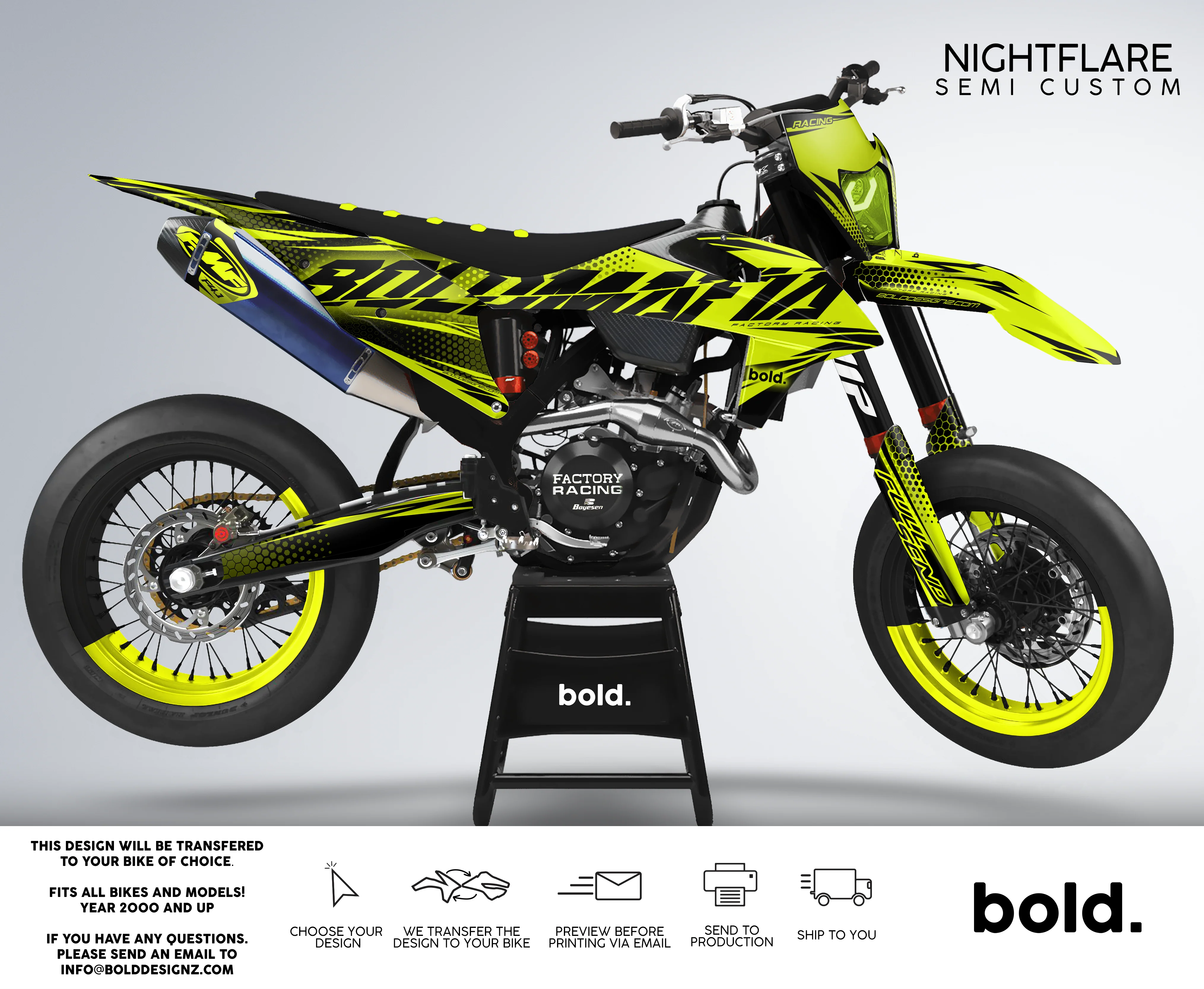 NIGHTFLARE - Graphics kit (Recommended with Full Fluo Base) - Image 2