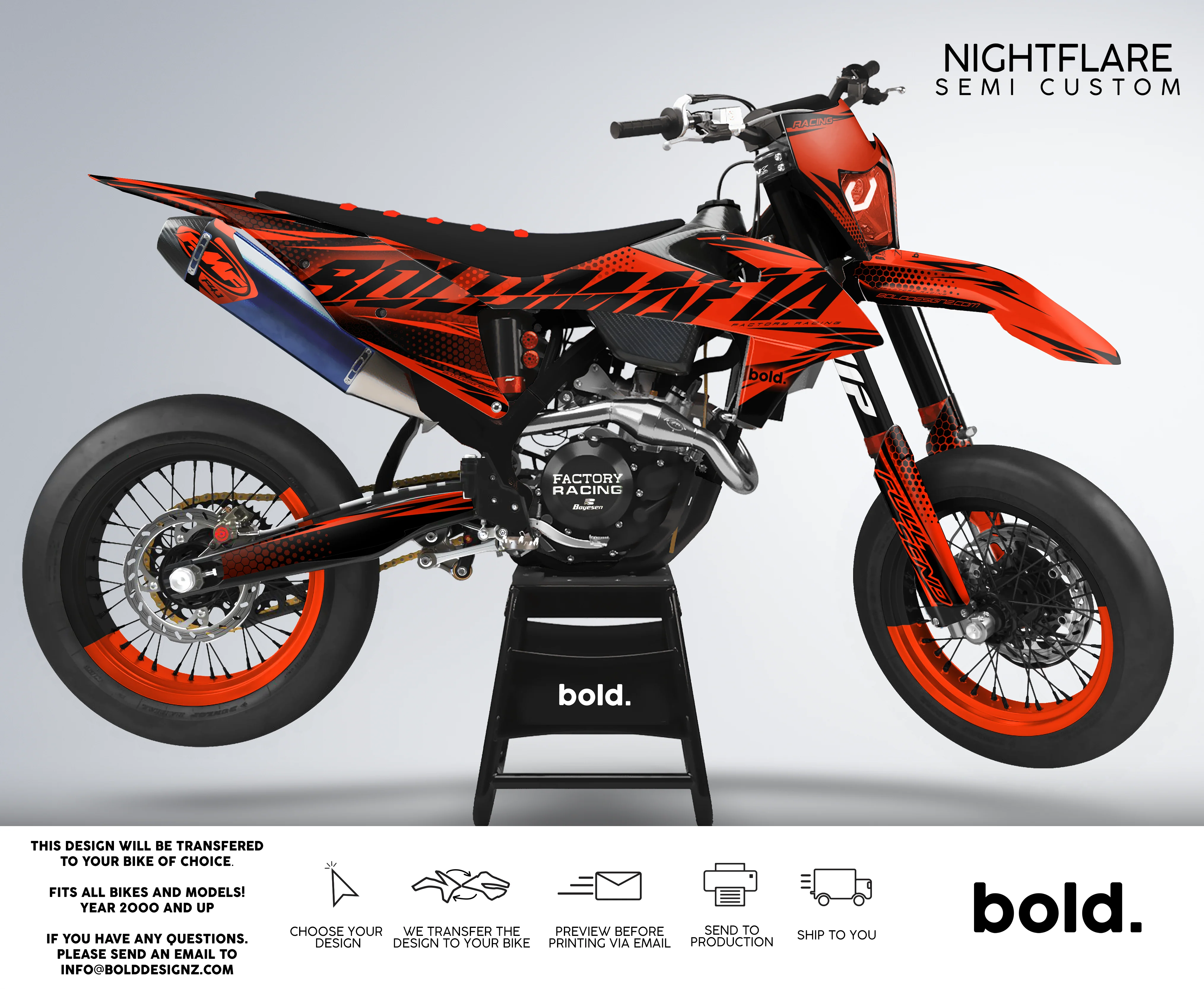 NIGHTFLARE - Graphics kit (Recommended with Full Fluo Base) - Image 3