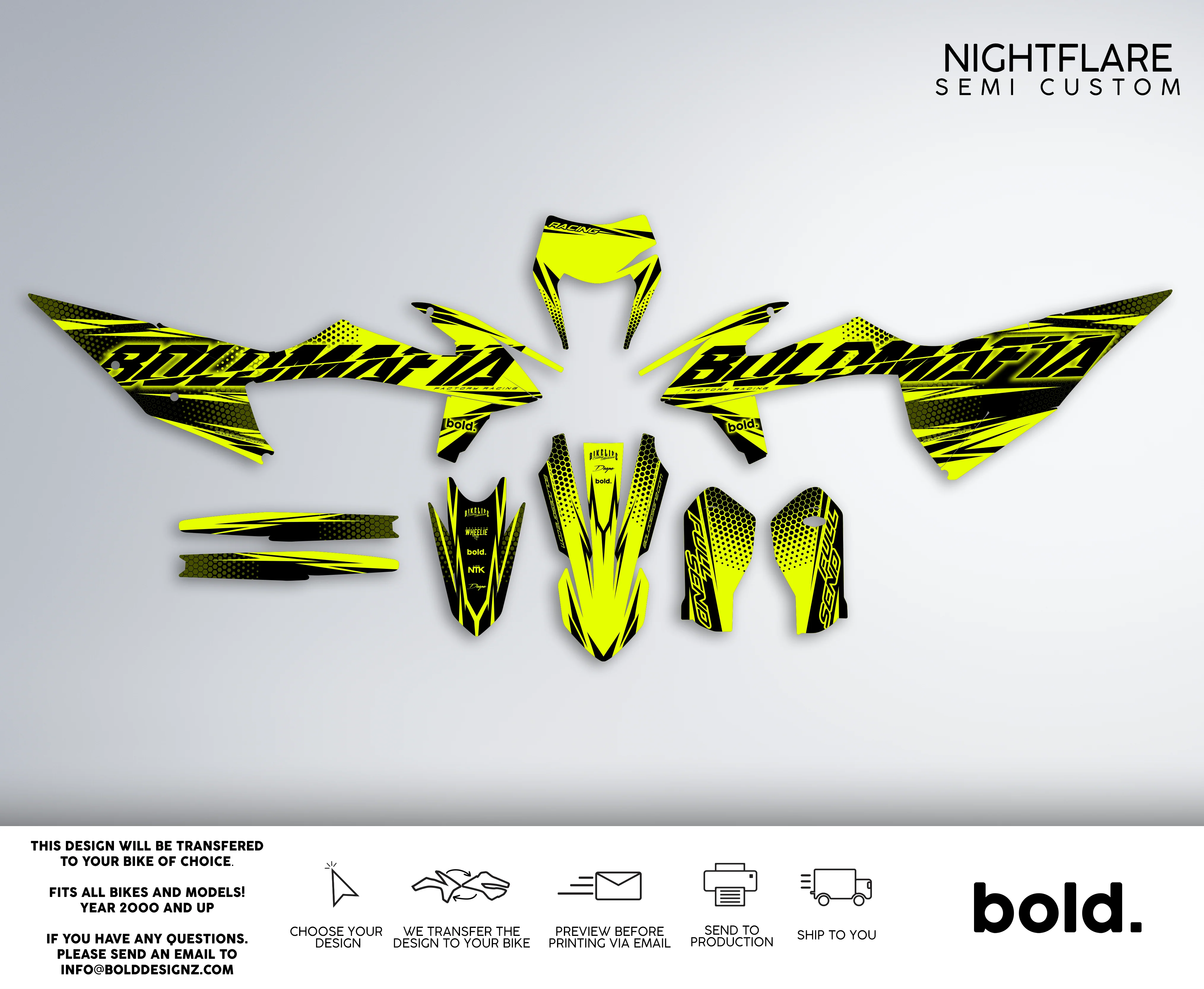 NIGHTFLARE - Graphics kit (Recommended with Full Fluo Base) - Image 4