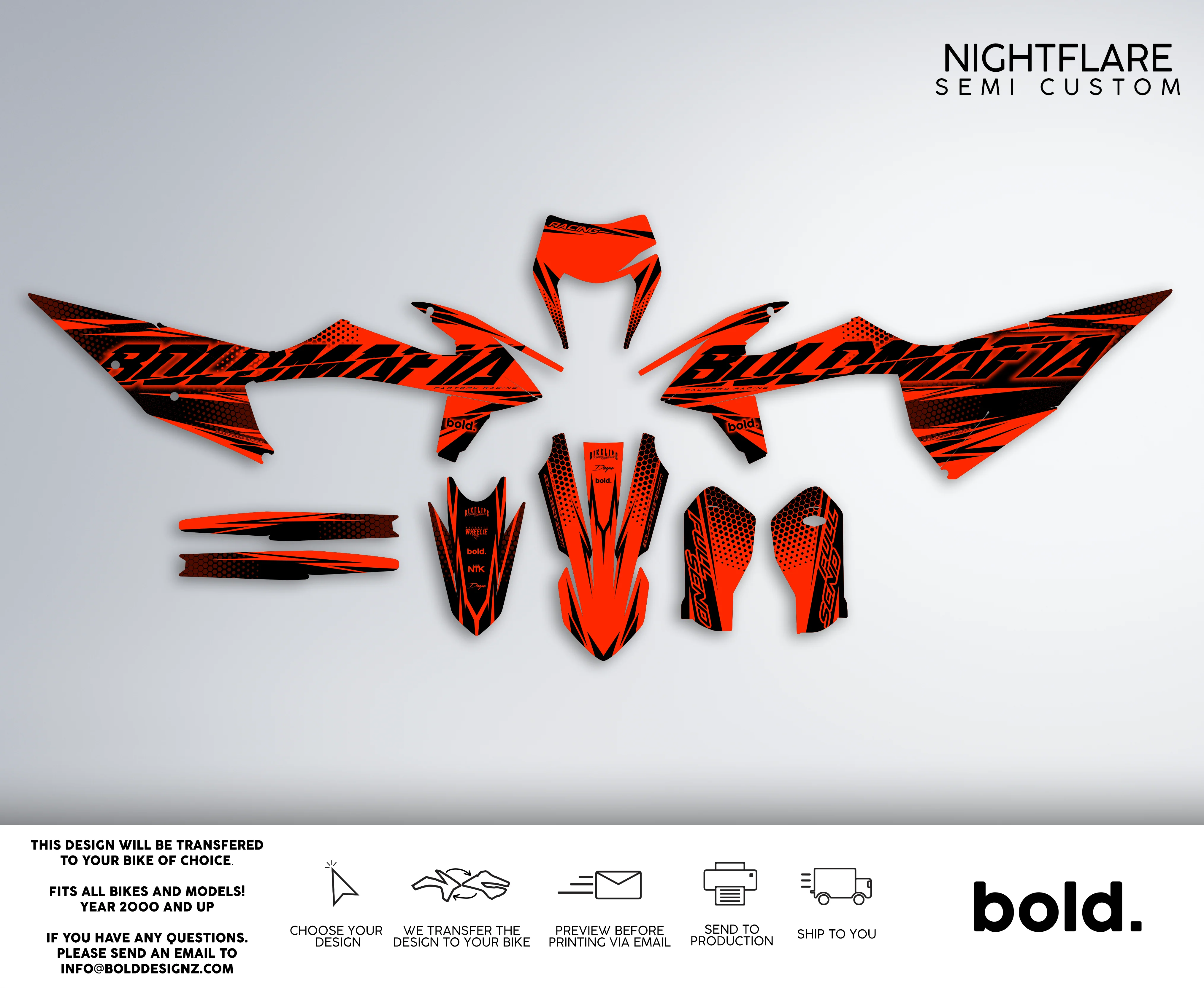 NIGHTFLARE - Graphics kit (Recommended with Full Fluo Base) - Image 6