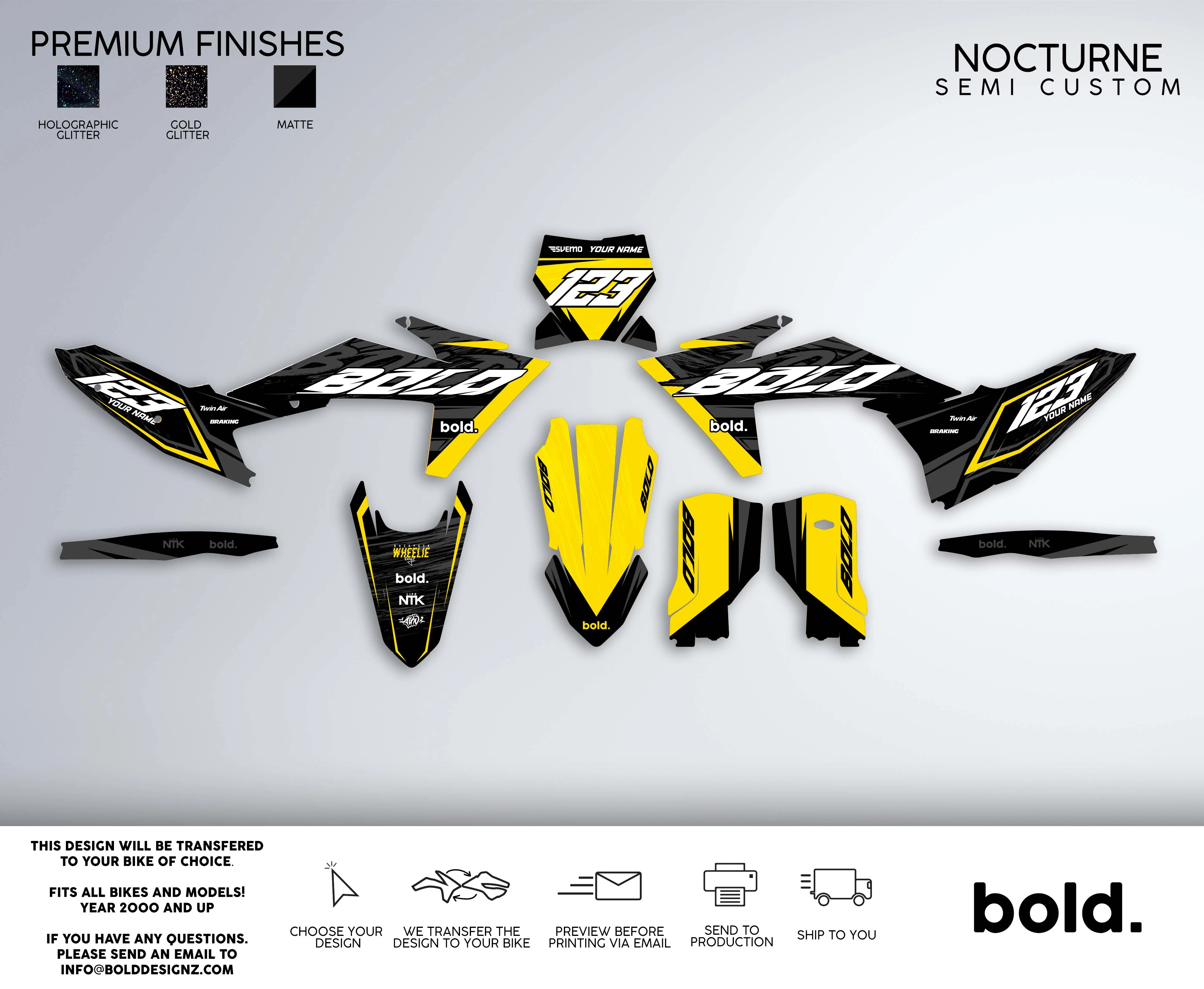 NOCTURNE - MX Graphics kit - Image 2