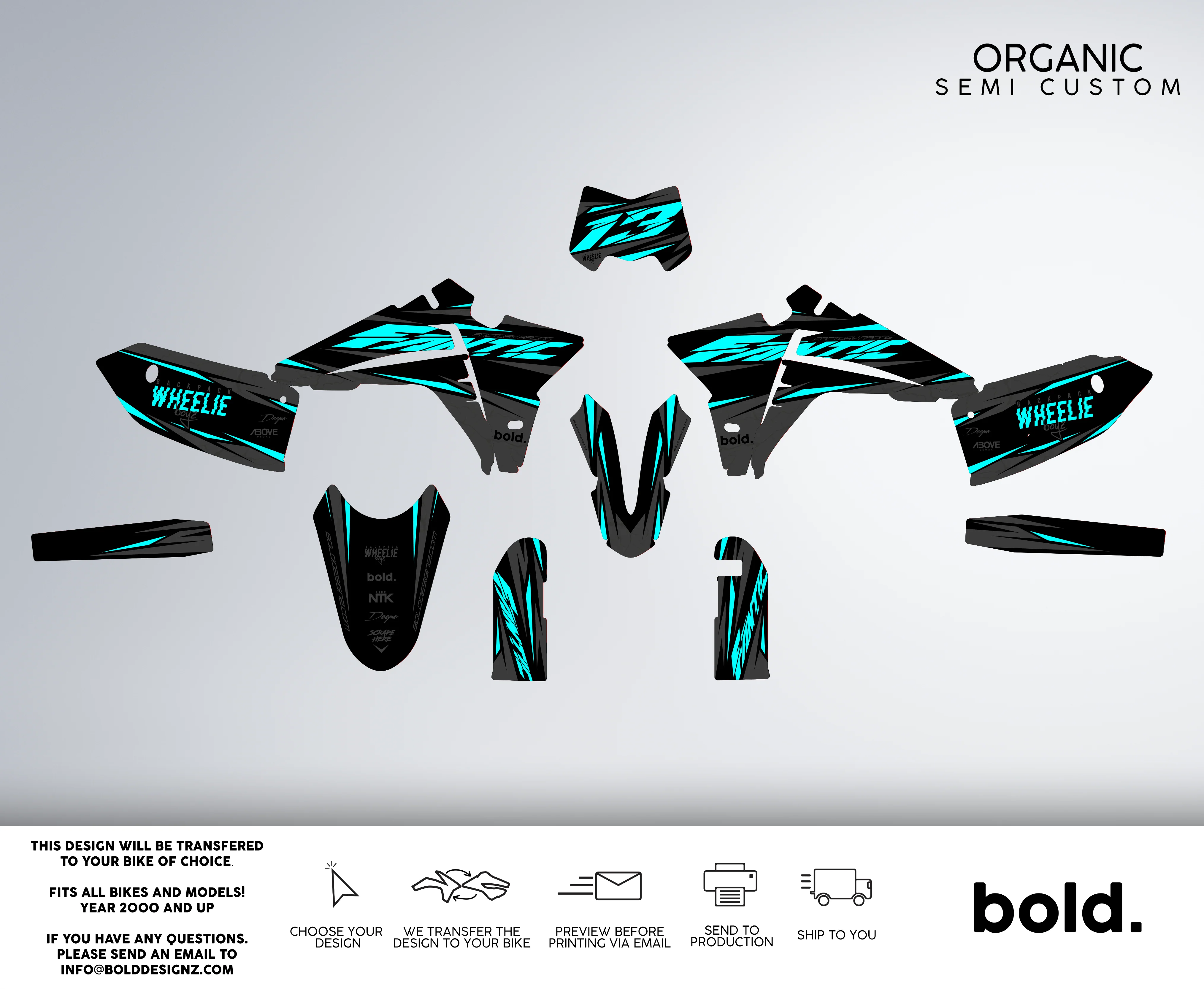 ORGANIC - Fantic Graphics kit - Image 3