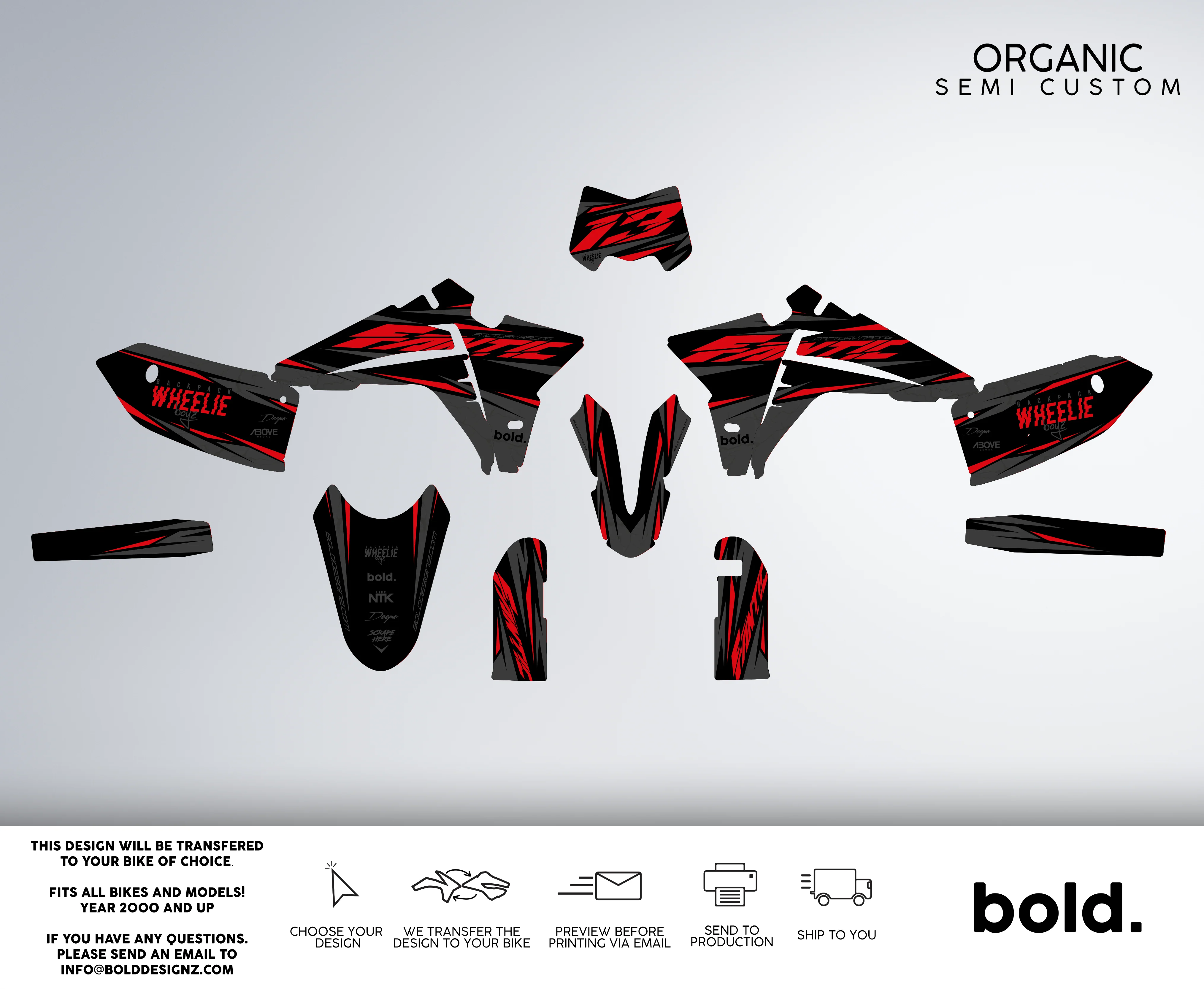 ORGANIC - Fantic Graphics kit - Image 4