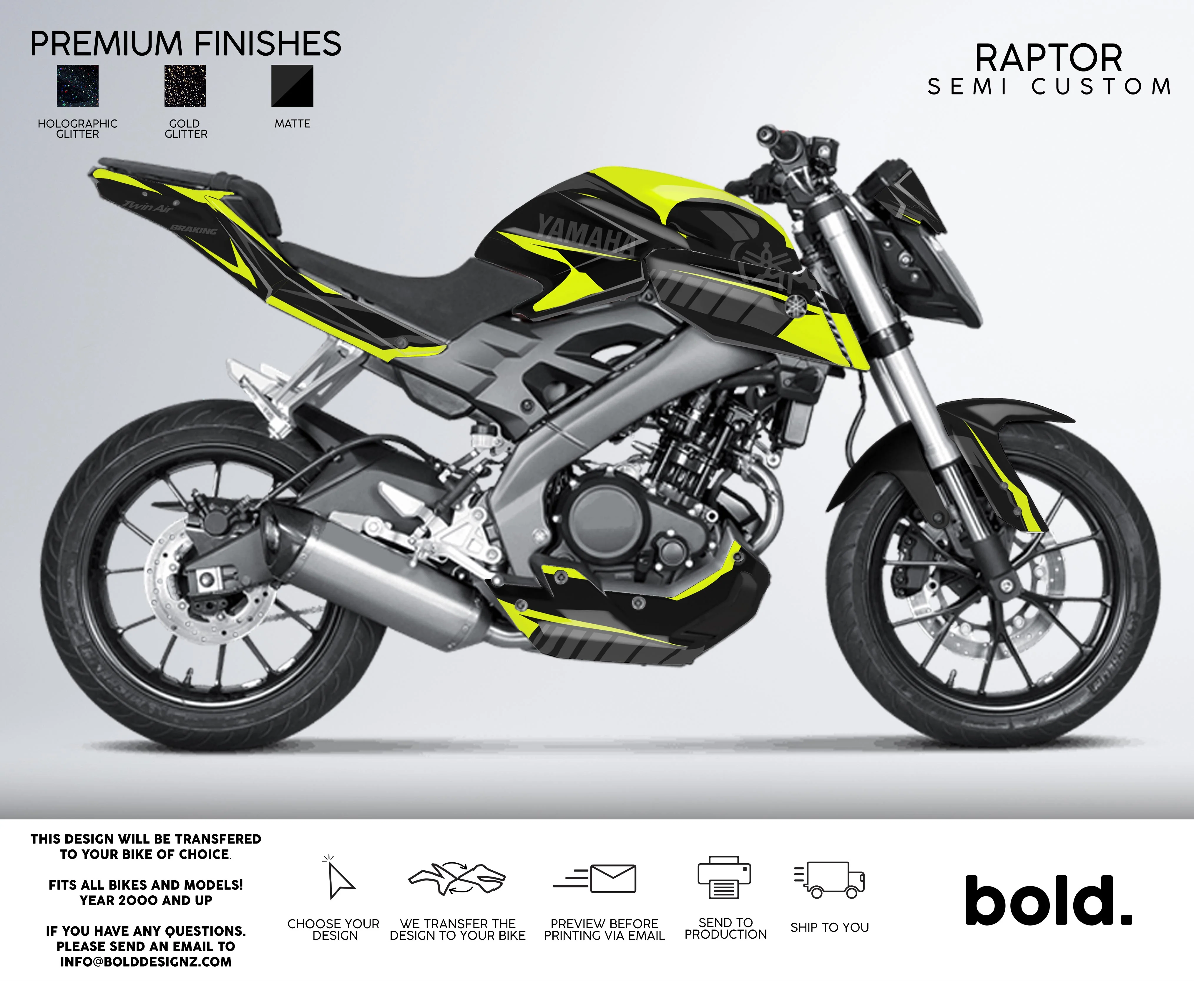 RAPTOR - YAMAHA MT Graphics kit - Image 3