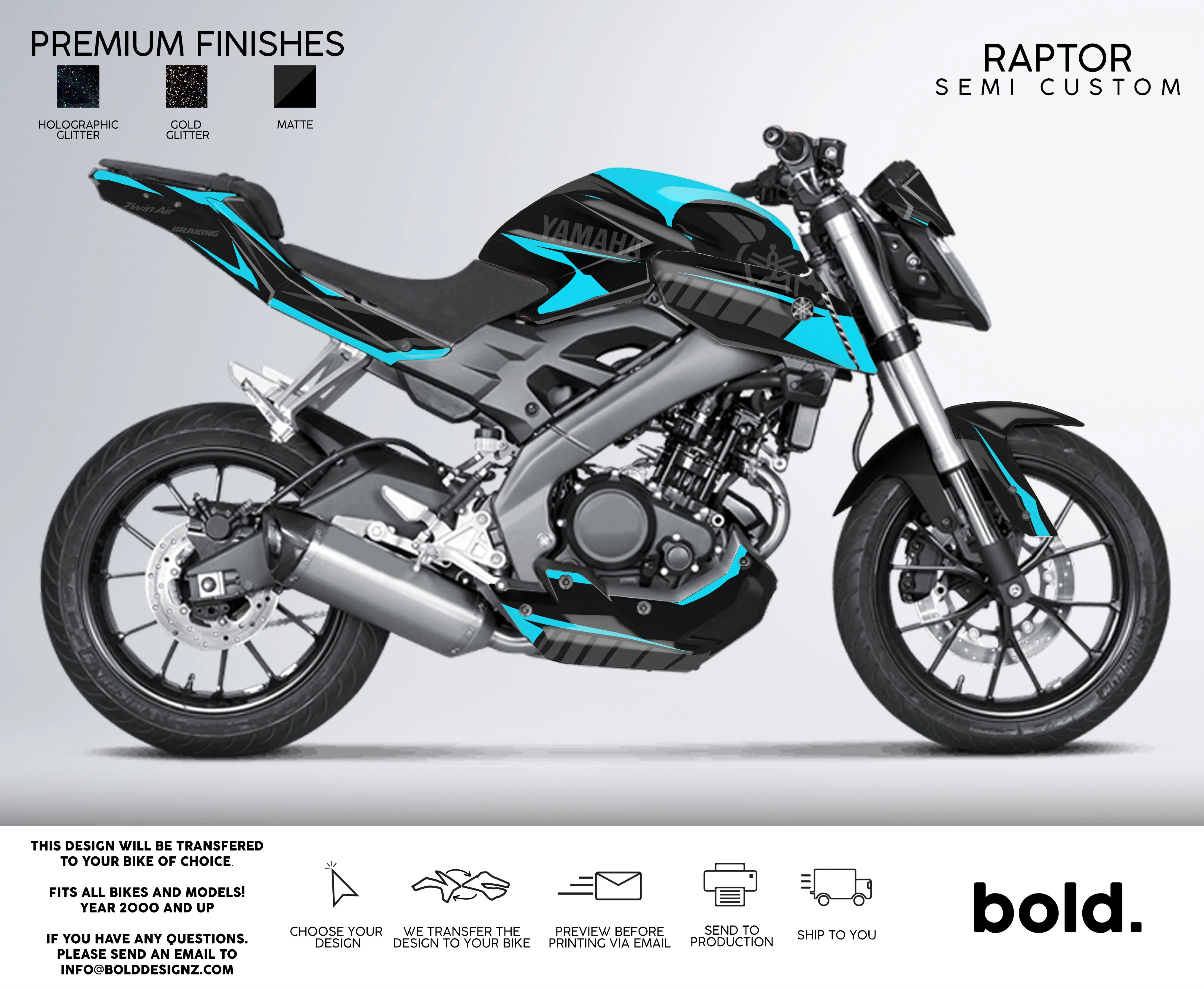 RAPTOR - YAMAHA MT Graphics kit - Image 4
