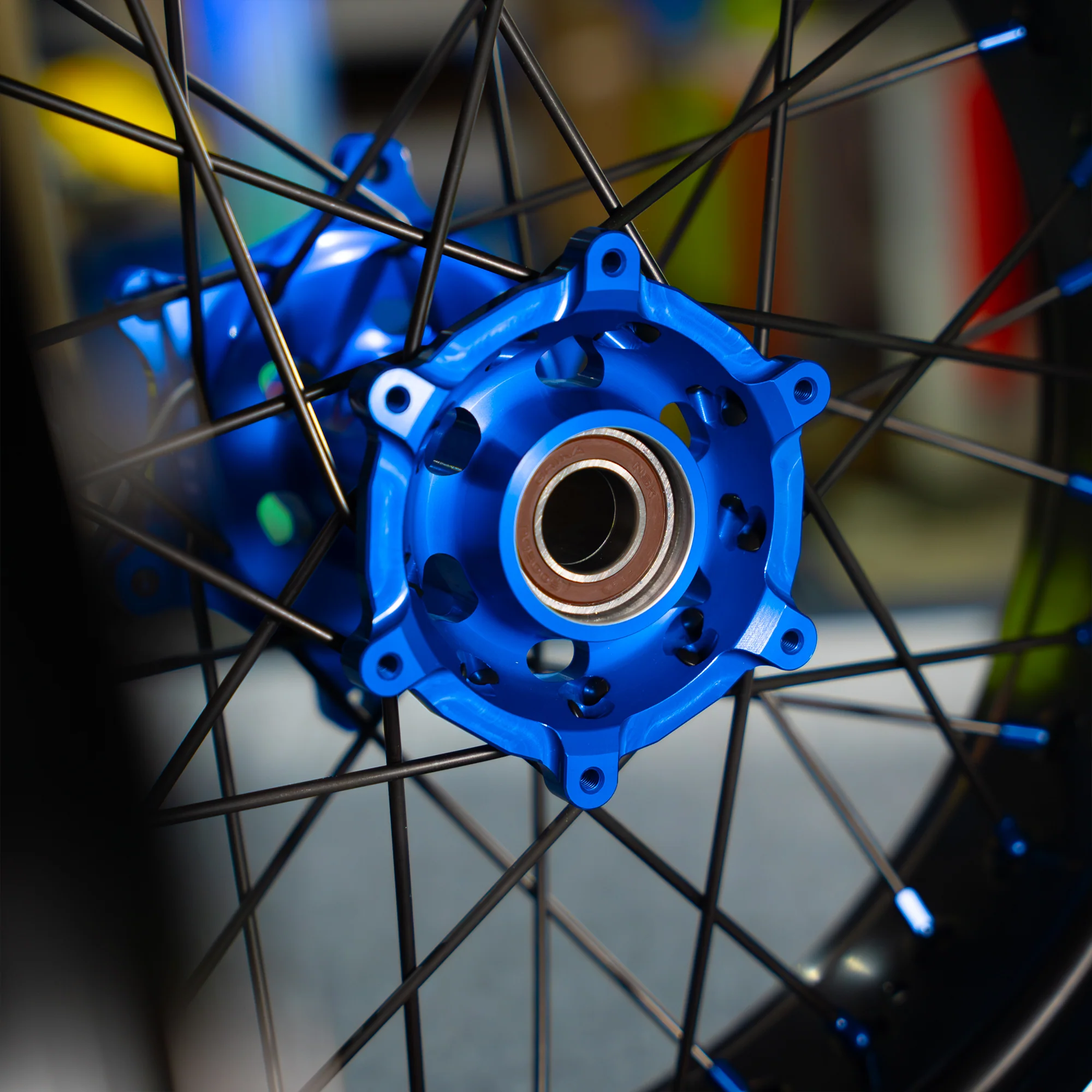 SMPRO Black/Blue - Supermoto Wheelset - Image 5