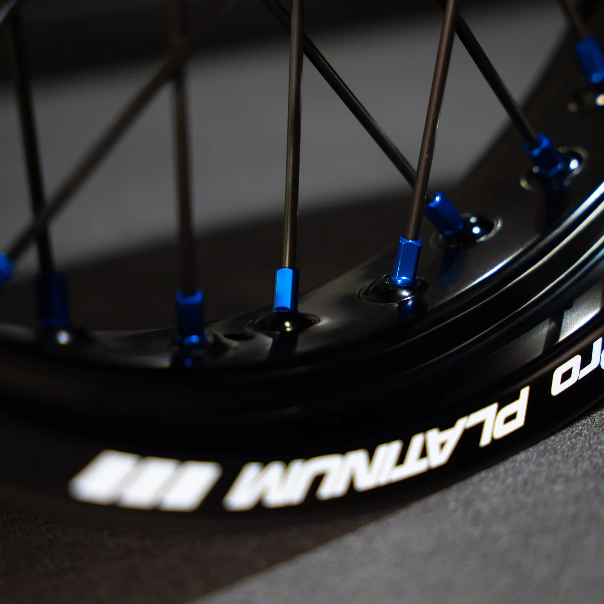 SMPRO Black/Blue - Supermoto Wheelset - Image 6