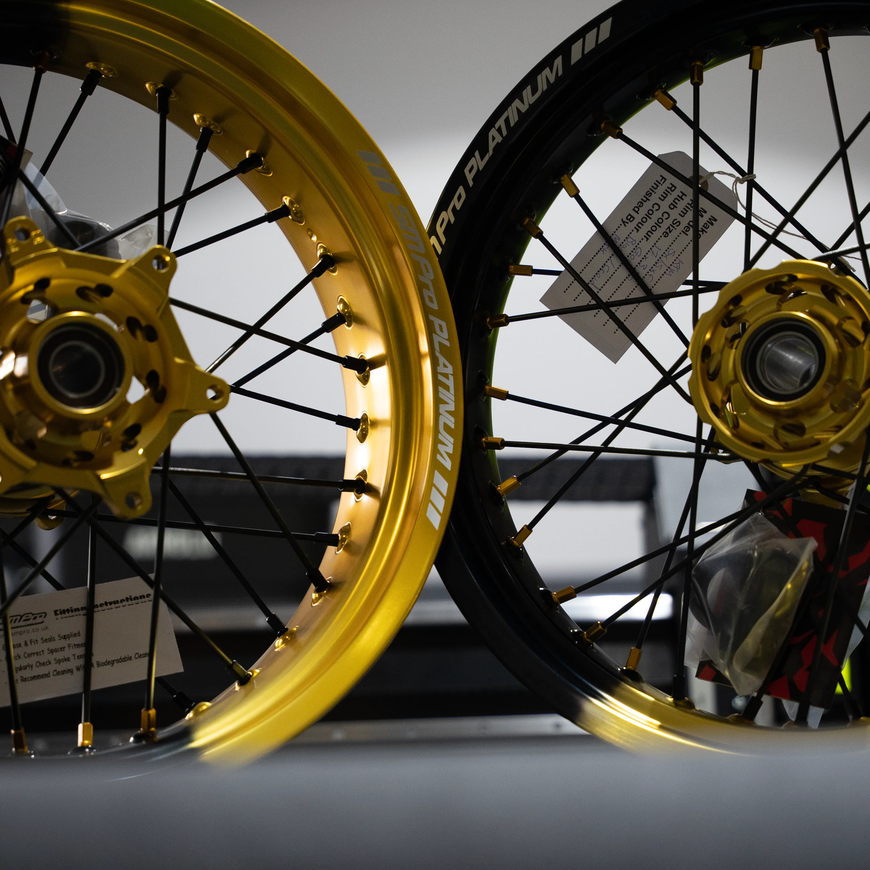 SMPRO Gold/Black | 50/50 - Supermoto Wheelset - Image 2