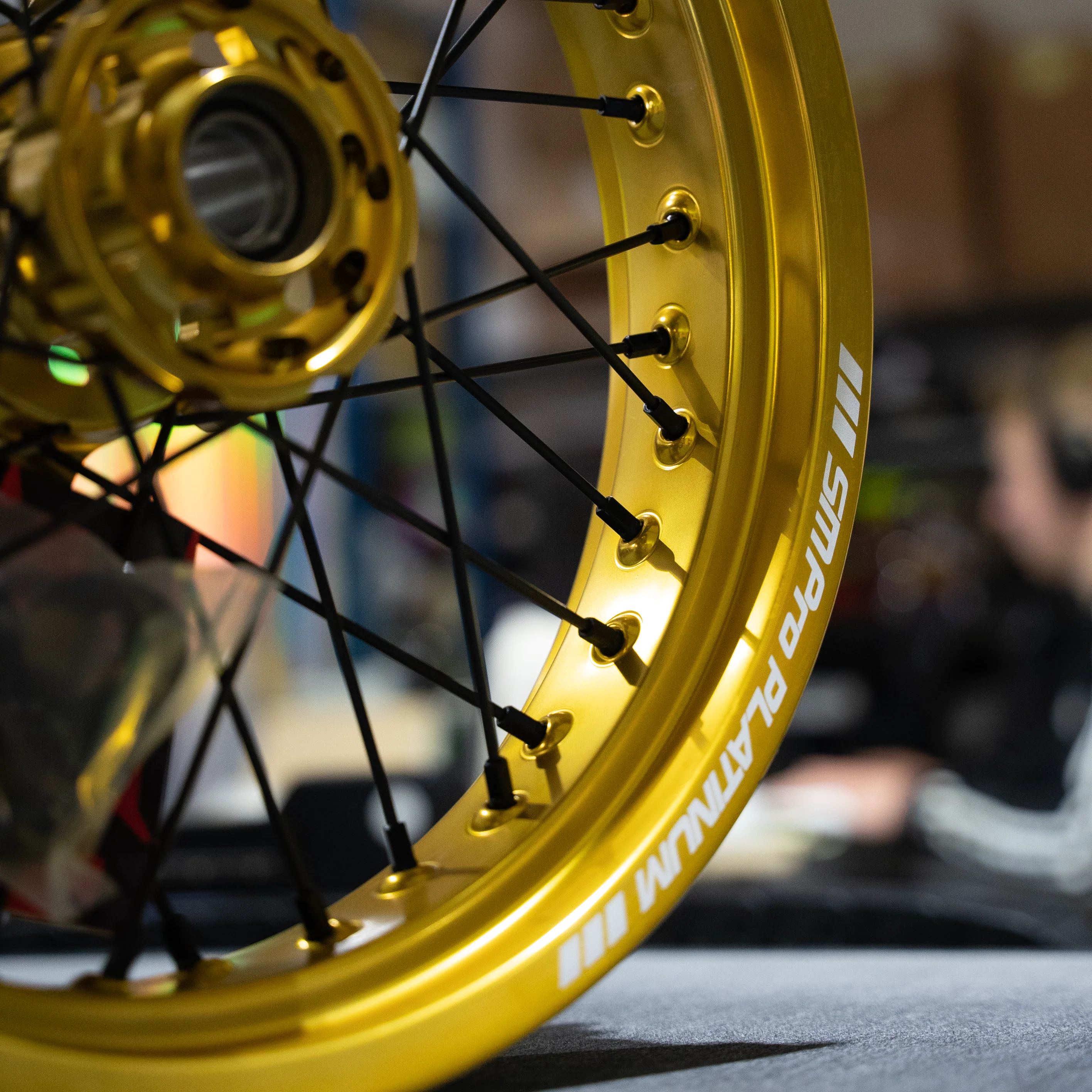 SMPRO Gold/Black | 50/50 - Supermoto Wheelset - Image 3
