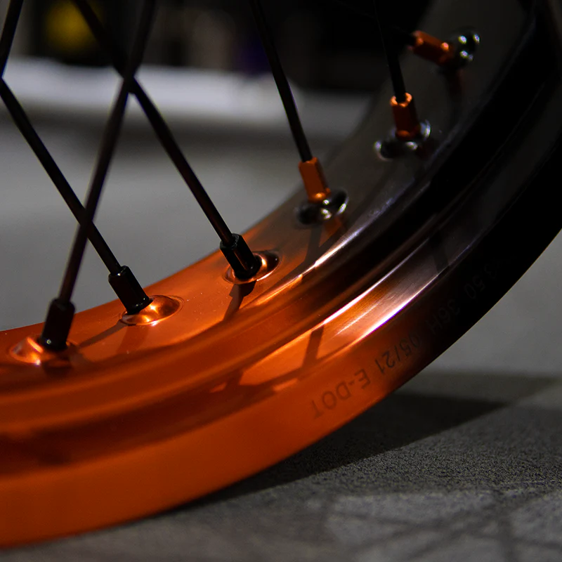 SMPRO Orange/Black | 50/50 - Supermoto Wheelset - Image 2