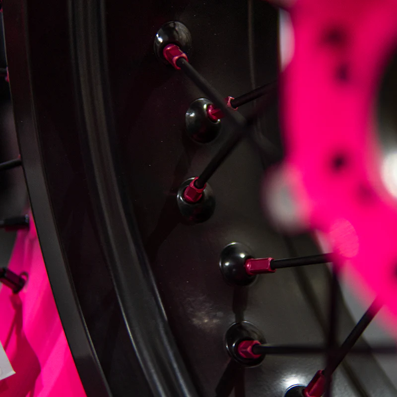 SMPRO Pink/Black | 50/50 - Supermoto Wheelset - Image 4