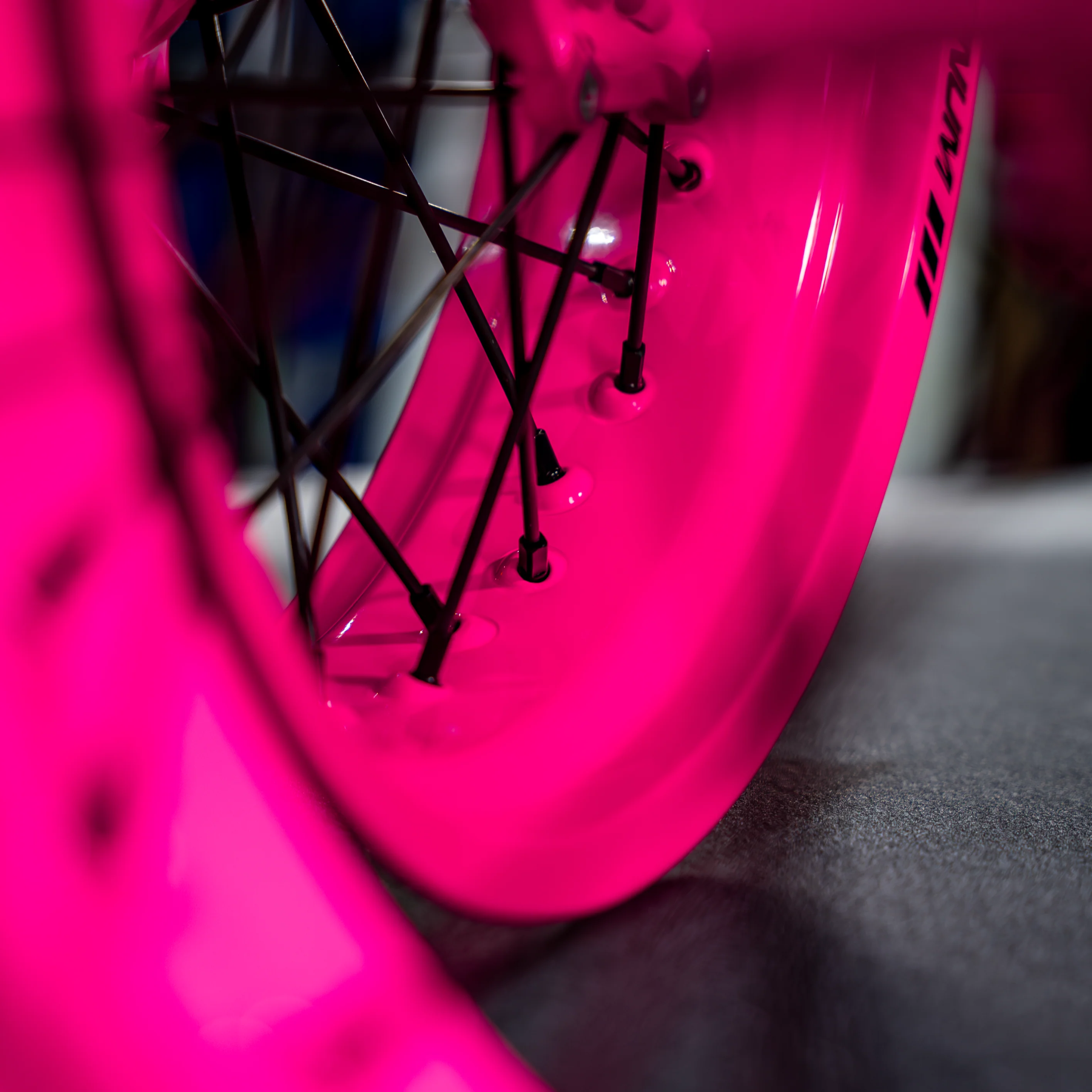 SMPRO FLUO PINK - Supermoto Wheelset - Image 6