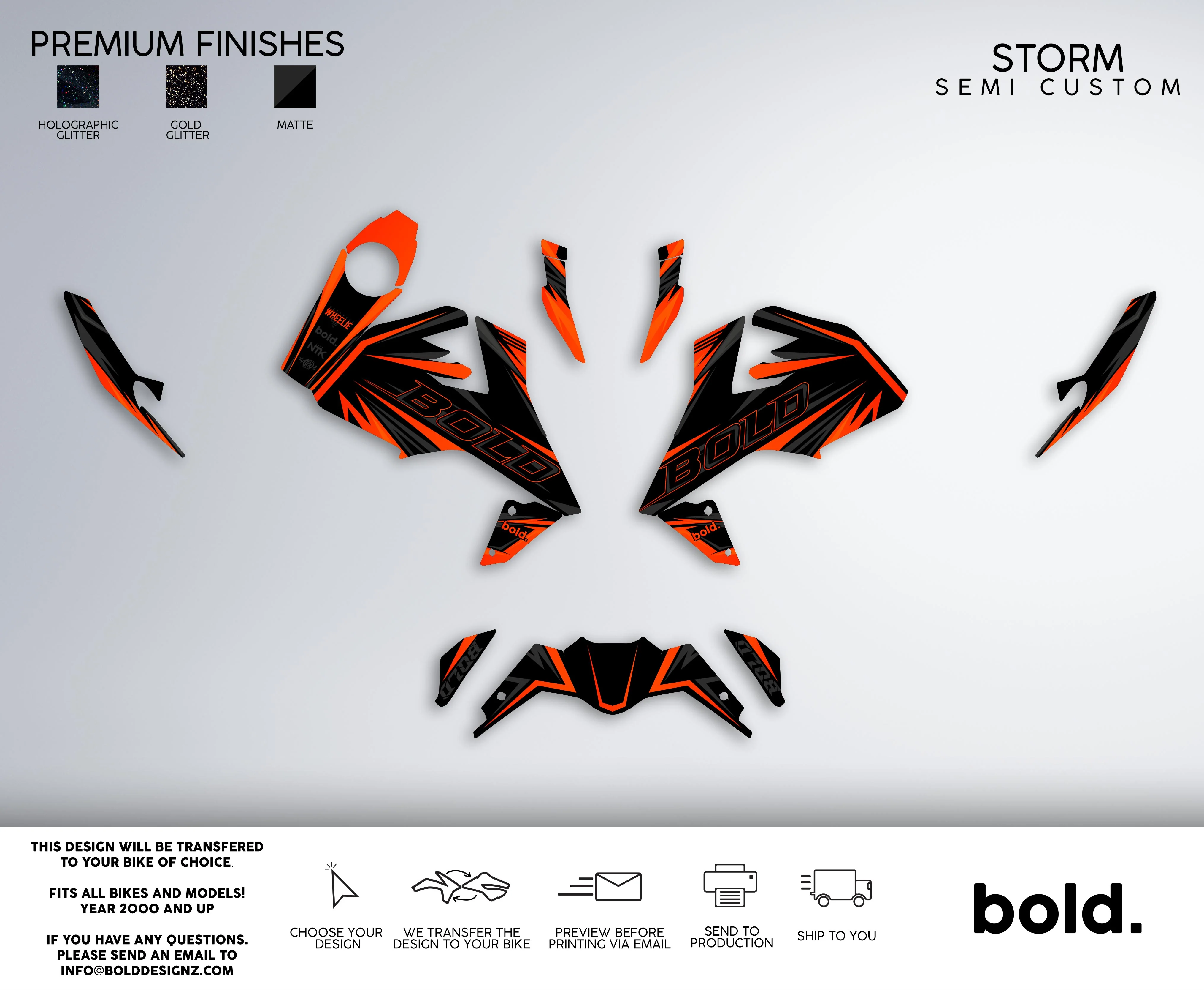 STORM - KTM DUKE Graphics kit - Image 2