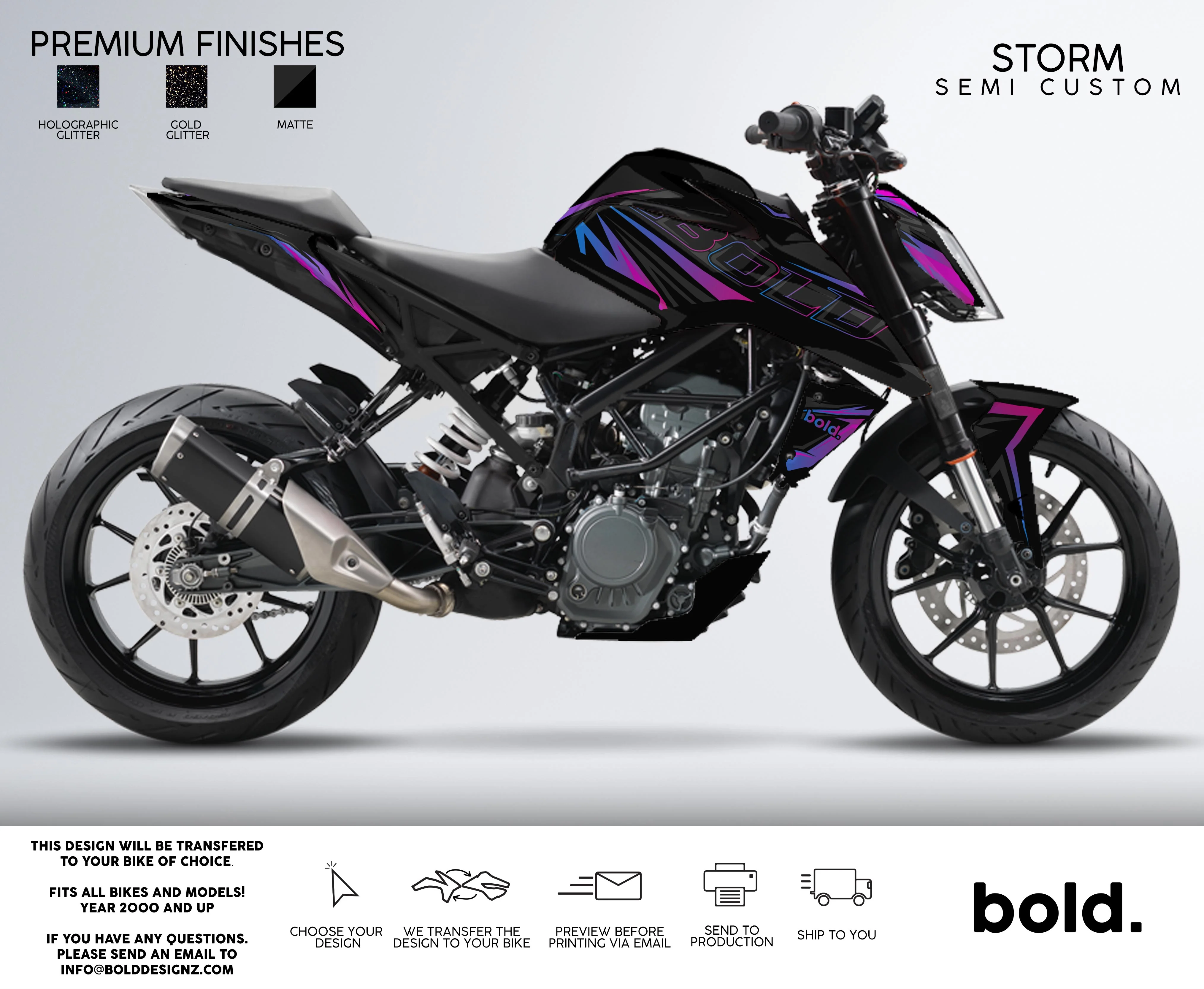 STORM - KTM DUKE Graphics kit - Image 4