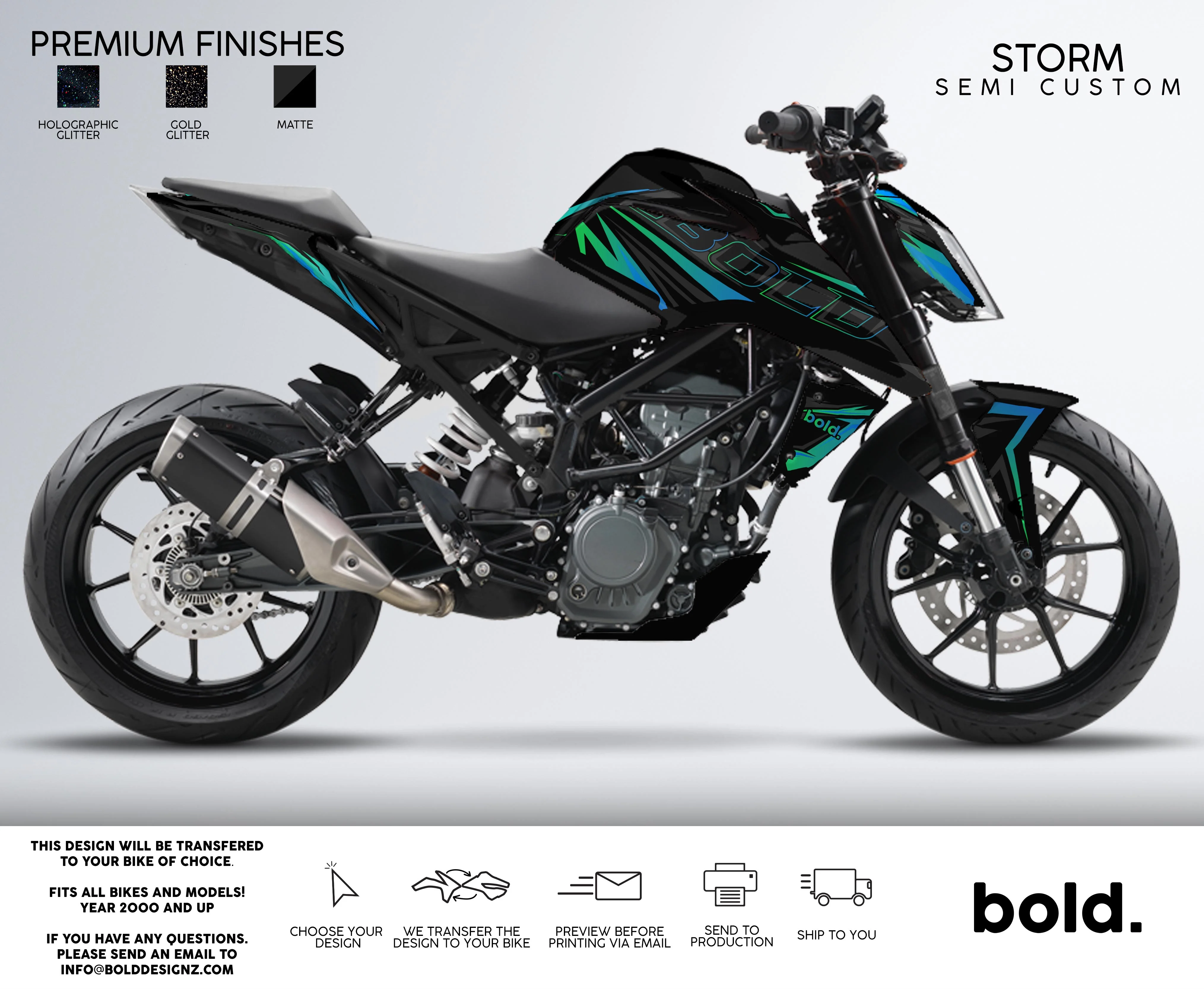STORM - KTM DUKE Graphics kit - Image 5